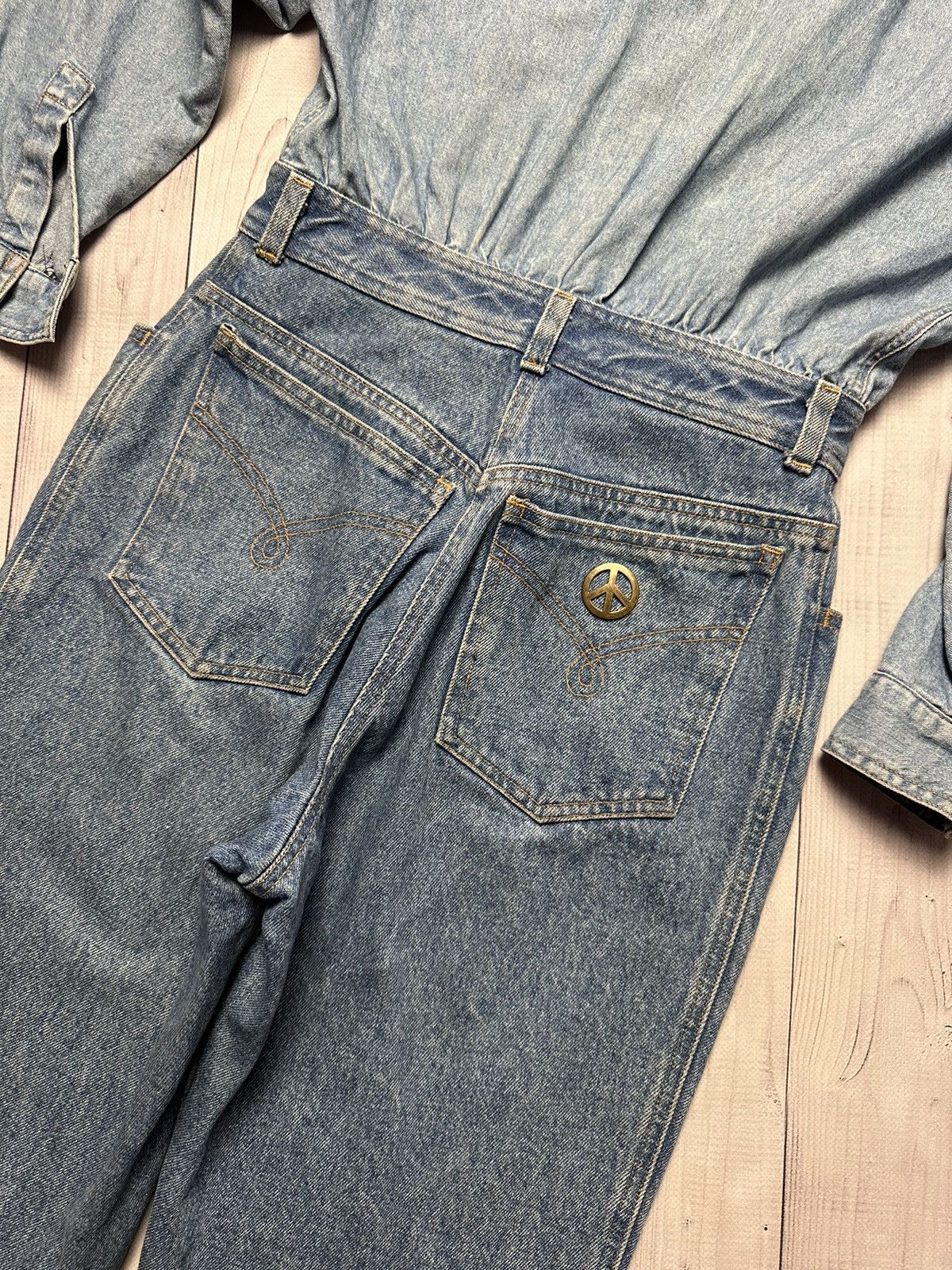 Other Vintage Moschino denim overalls jeans size S/M rare Size L / US 10 / IT 46 - 3 Thumbnail