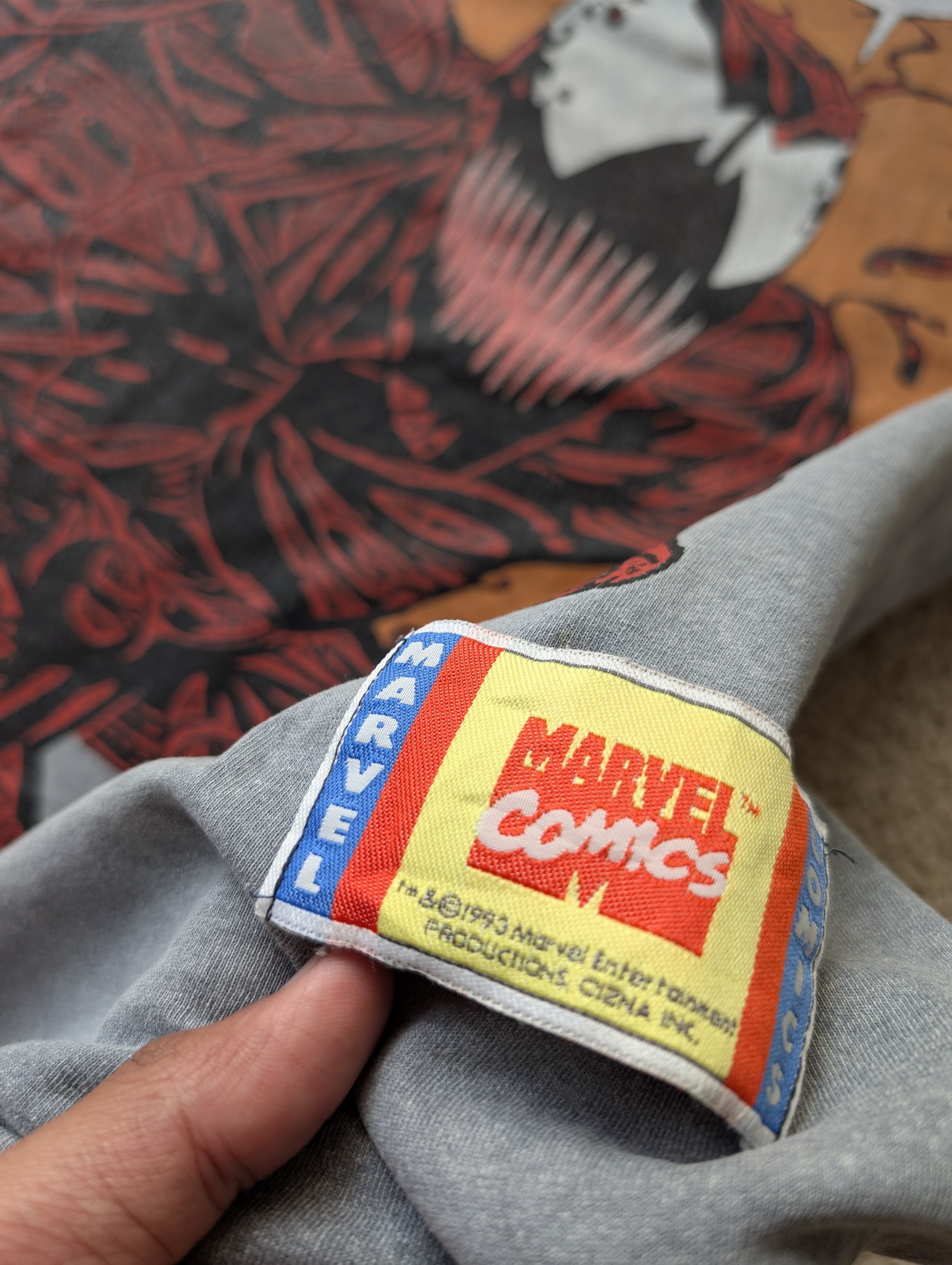 Vintage 93' Marvel Spider-Man Carnage comic tee Size US L / EU 52-54 / 3 - 4 Thumbnail