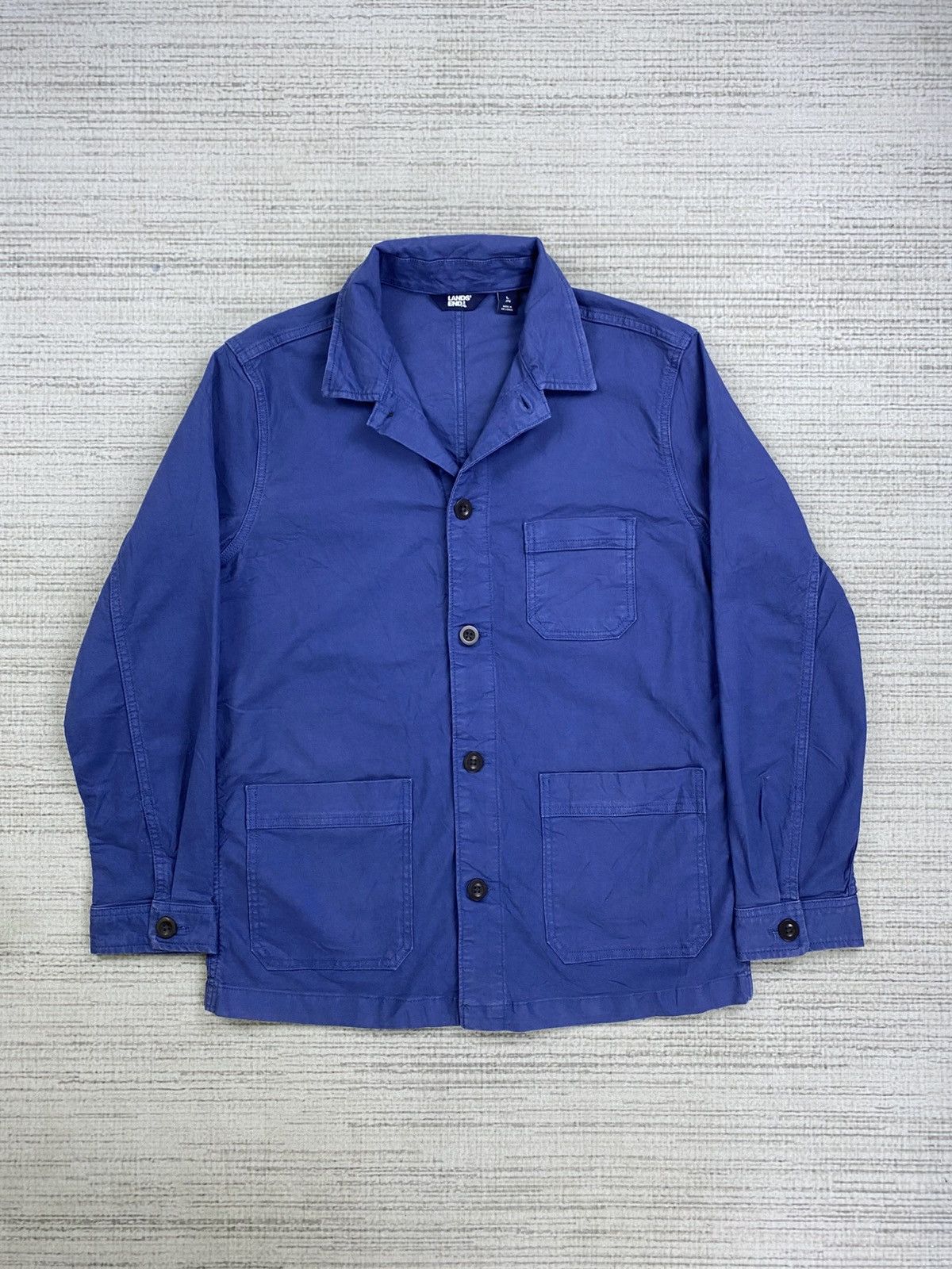 Lands' End Vintage Land’s End Workwear Buttoned Chore Jacket Size US M / EU 48-50 / 2 - 6 Thumbnail