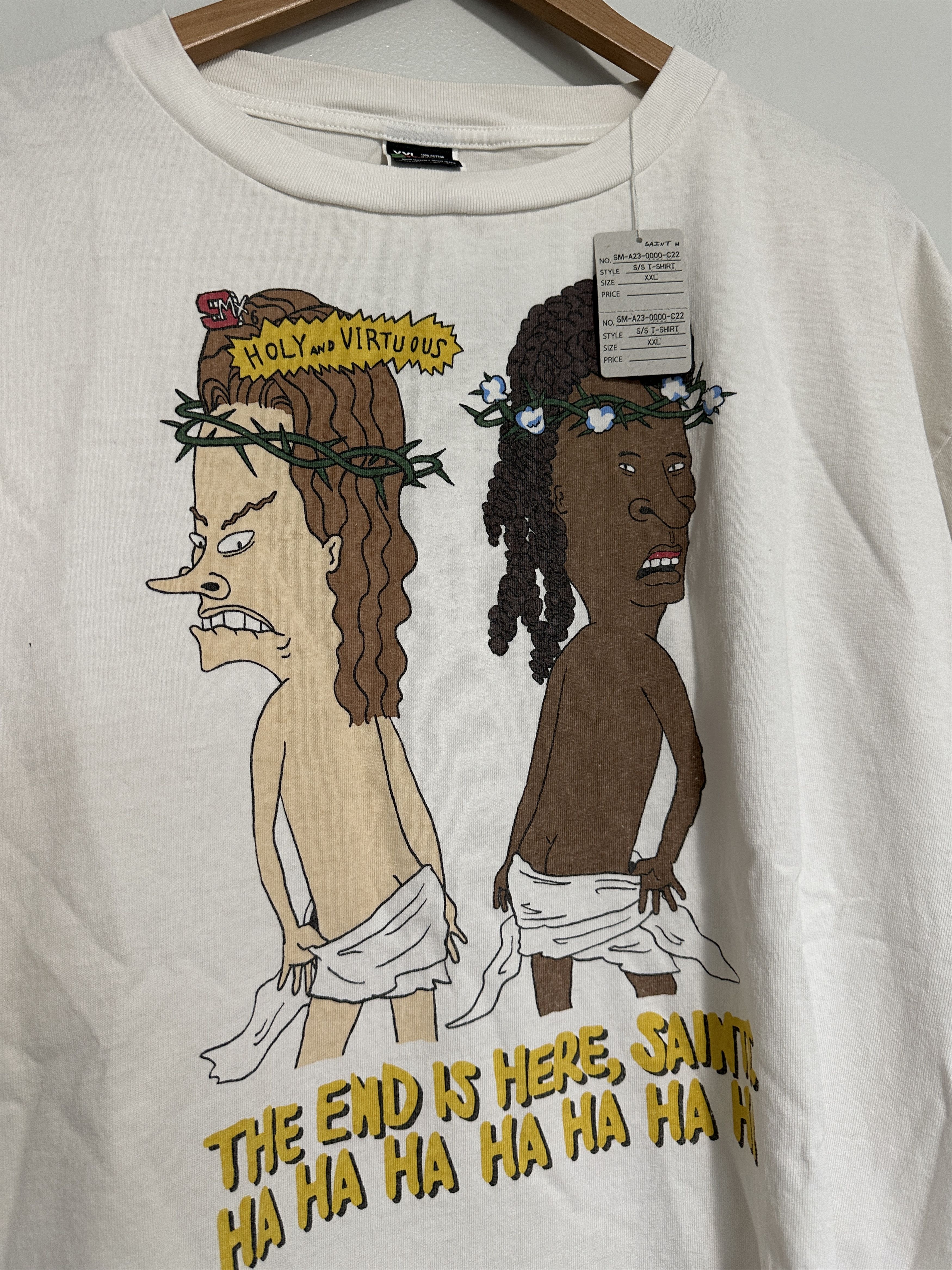 SAINT MICHAEL x DENIMTEARS SHORT SLEEVE TEE