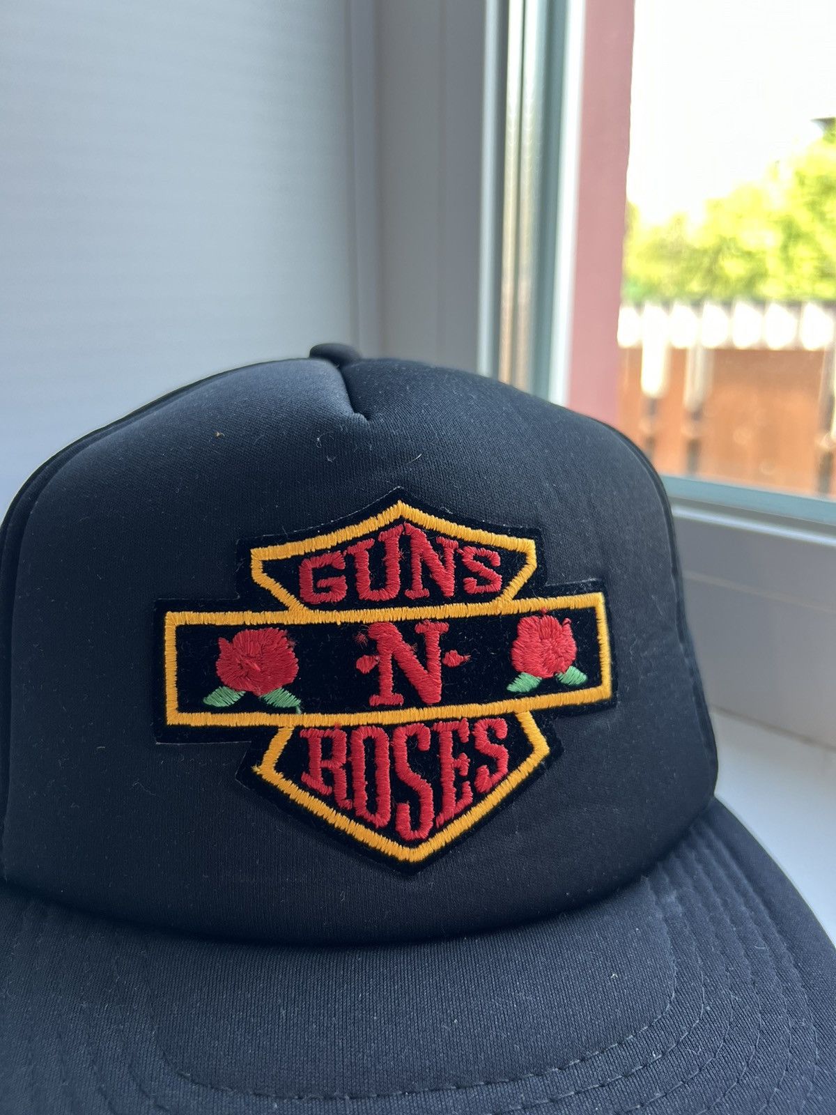 Vintage Vintage 90s Guns N Roses Band Trucker Hat / cap Size ONE SIZE - 2 Preview