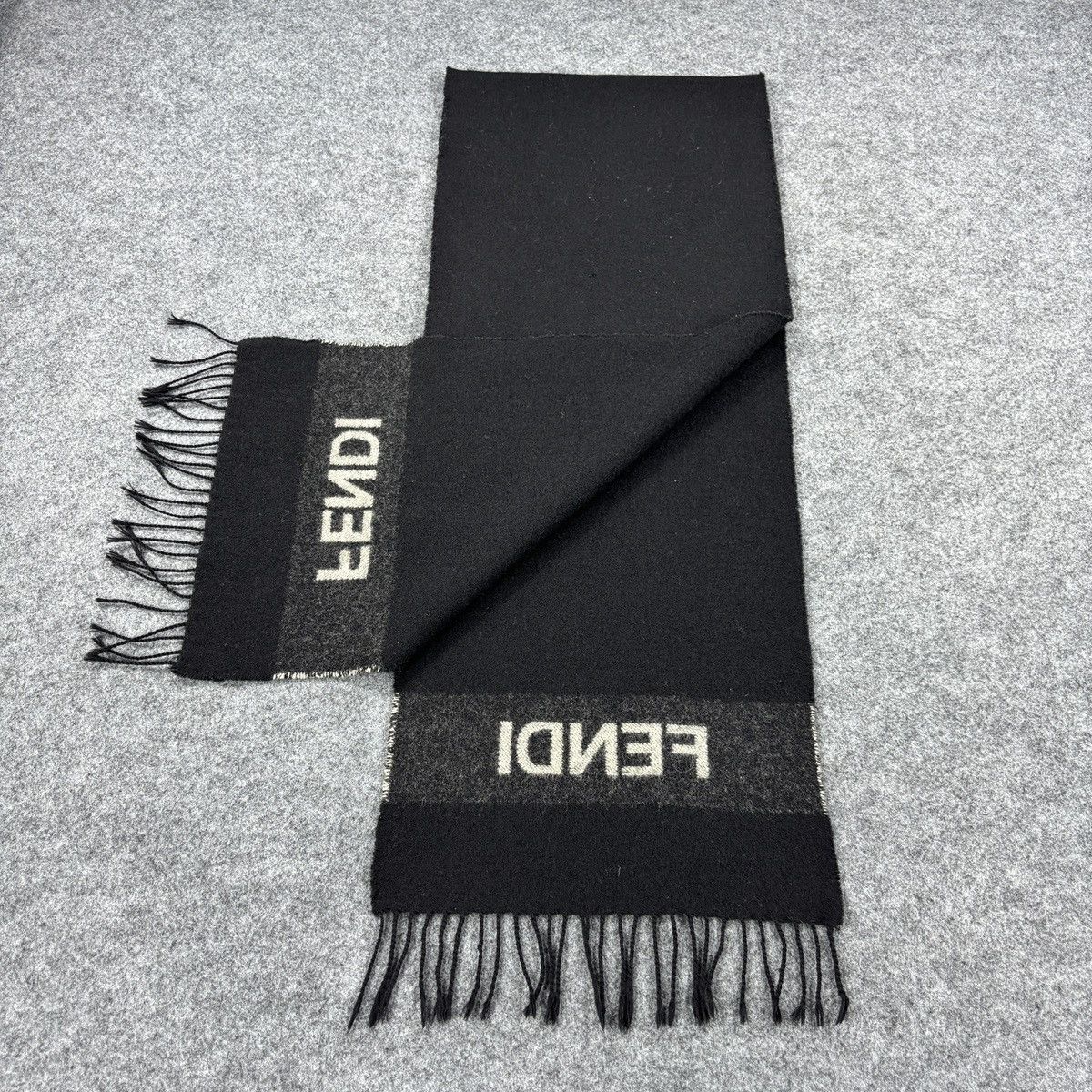 Fendi × Vintage Fendi Scarf # D717 # Muffler # Neckwear Size ONE SIZE - 8 Thumbnail