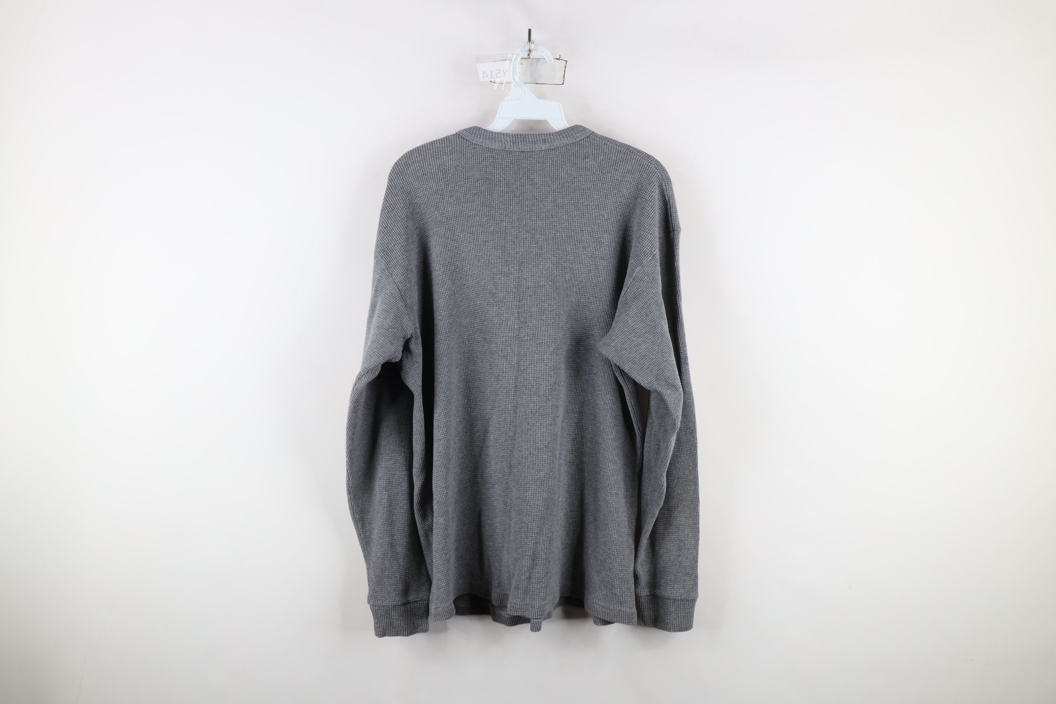 Vintage Vintage 90s Streetwear Knit Long Sleeve Henley T-Shirt Size US XL / EU 56 / 4 - 9 Thumbnail