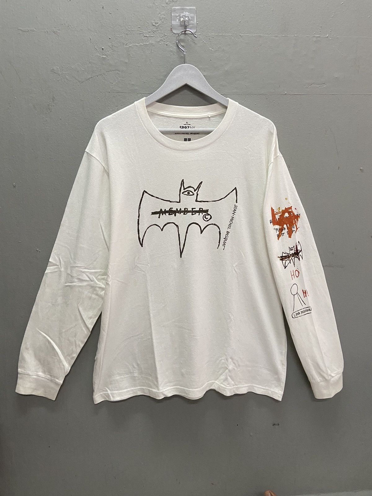 Uniqlo JEAN MICHEL BASQUIAT BAT MEMBER SPRZNY LONG SLEEVE Size US XL / EU 56 / 4 - 1 Thumbnail