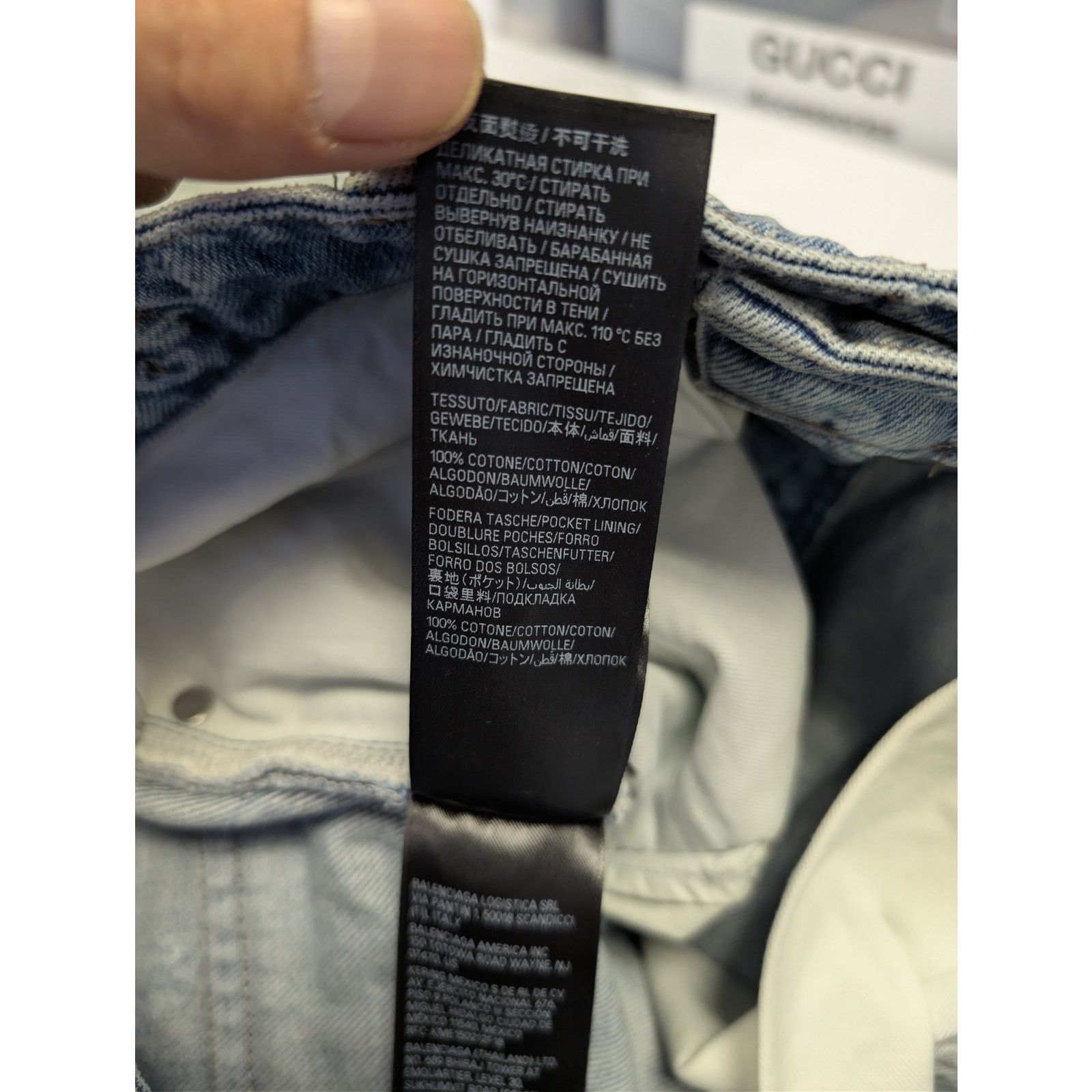 Balenciaga o1rshd1 Cargo Pants in Blue Size US 32 / EU 48 - 21 Thumbnail