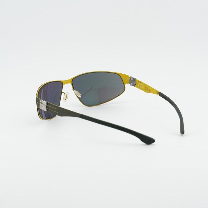 Ic! Berlin Ic! Berlin REESE M1521 148 Sunglasses Black/Lemon Shield Size ONE SIZE - 3 Thumbnail