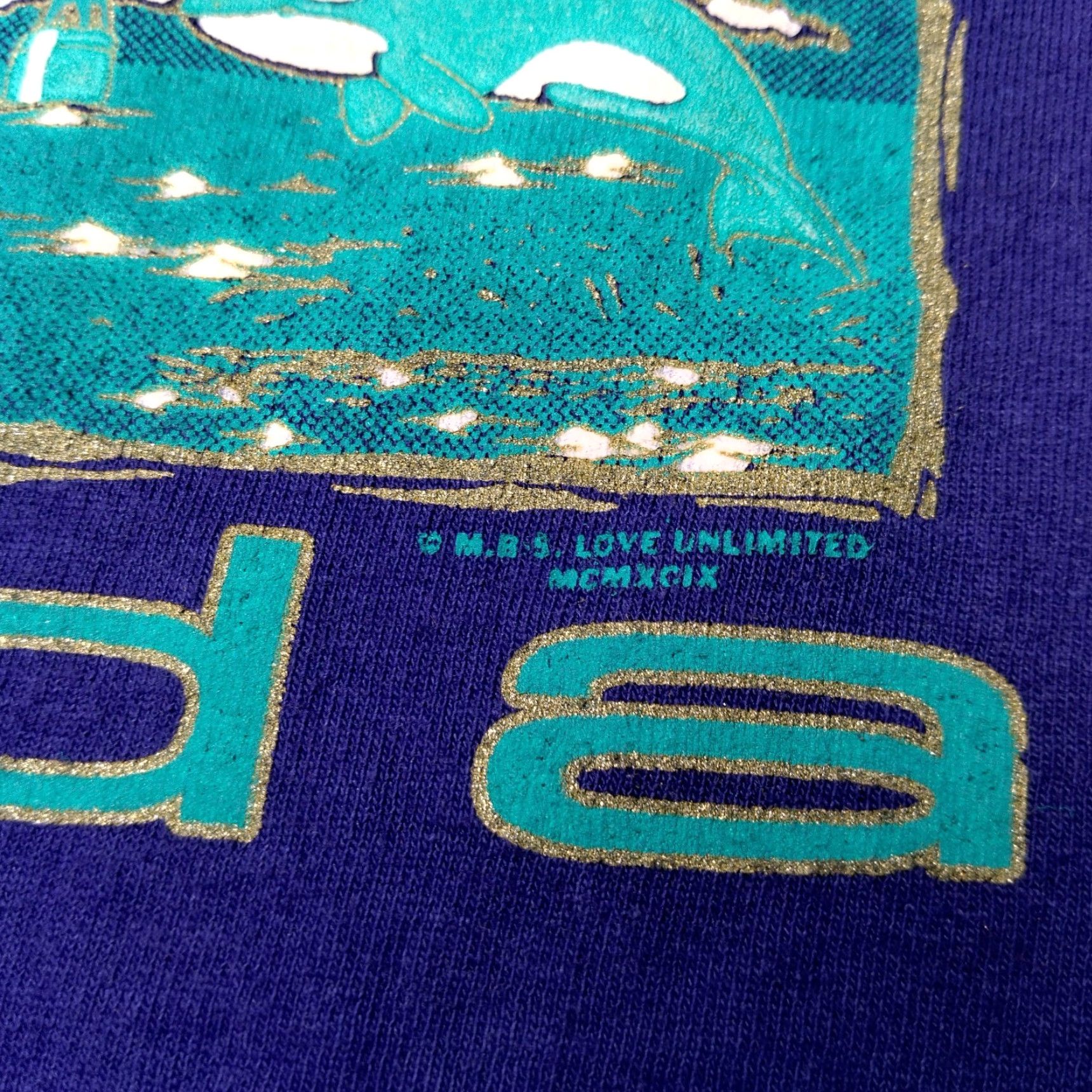 Nautica VINTAGE Unbranded Florida T-Shirt Medium Purple Nautical Dolphin Whale Sailboat Ocean Graphic Mens Size US M / EU 48-50 / 2 - 7 Thumbnail