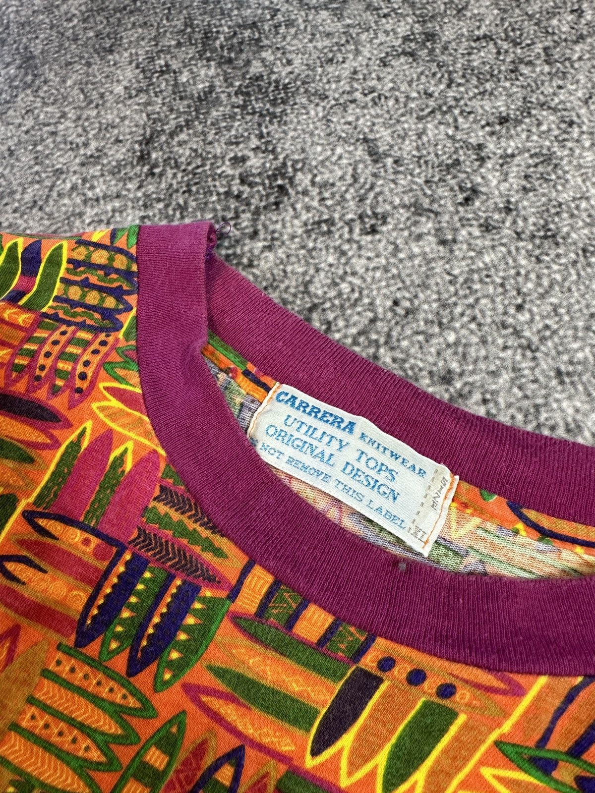 Carrera × Vintage Vintage 90s Carrera T-shirt Streetwear Rare Style USA XL Size US XL / EU 56 / 4 - 3 Thumbnail