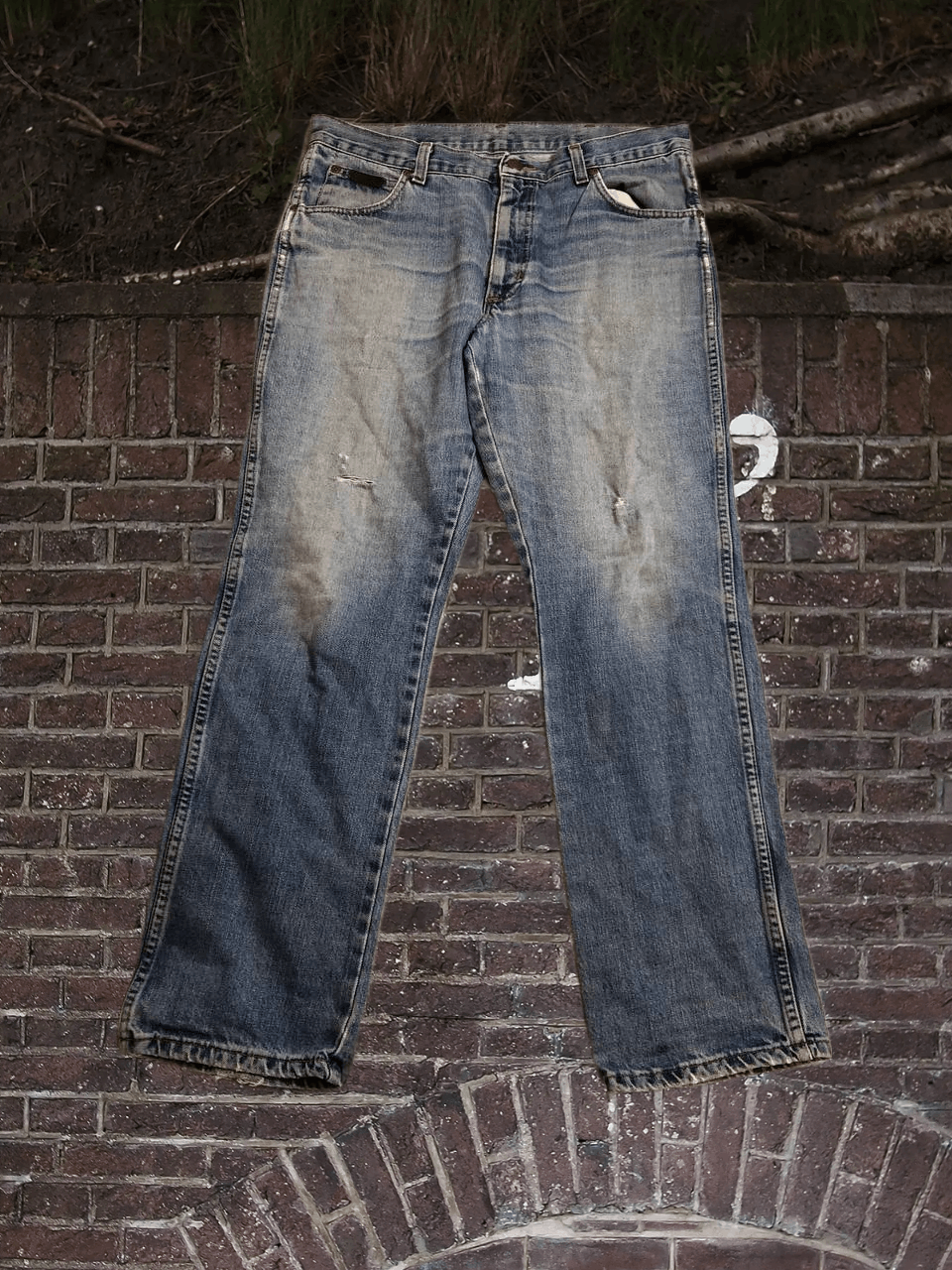 Wrangler Wrangler Straight Fit Denim Jeans Everyday Wear Size US 34 / EU 50 - 1 Thumbnail