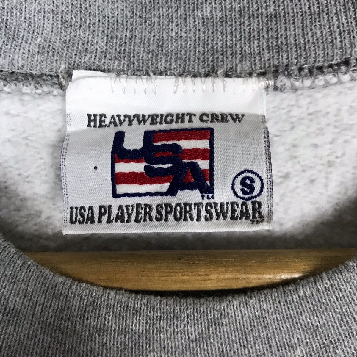 Vintage Vintage USA Player Sportswear Pullover Jumper Sweatshirt Size US S / EU 44-46 / 1 - 5 Thumbnail