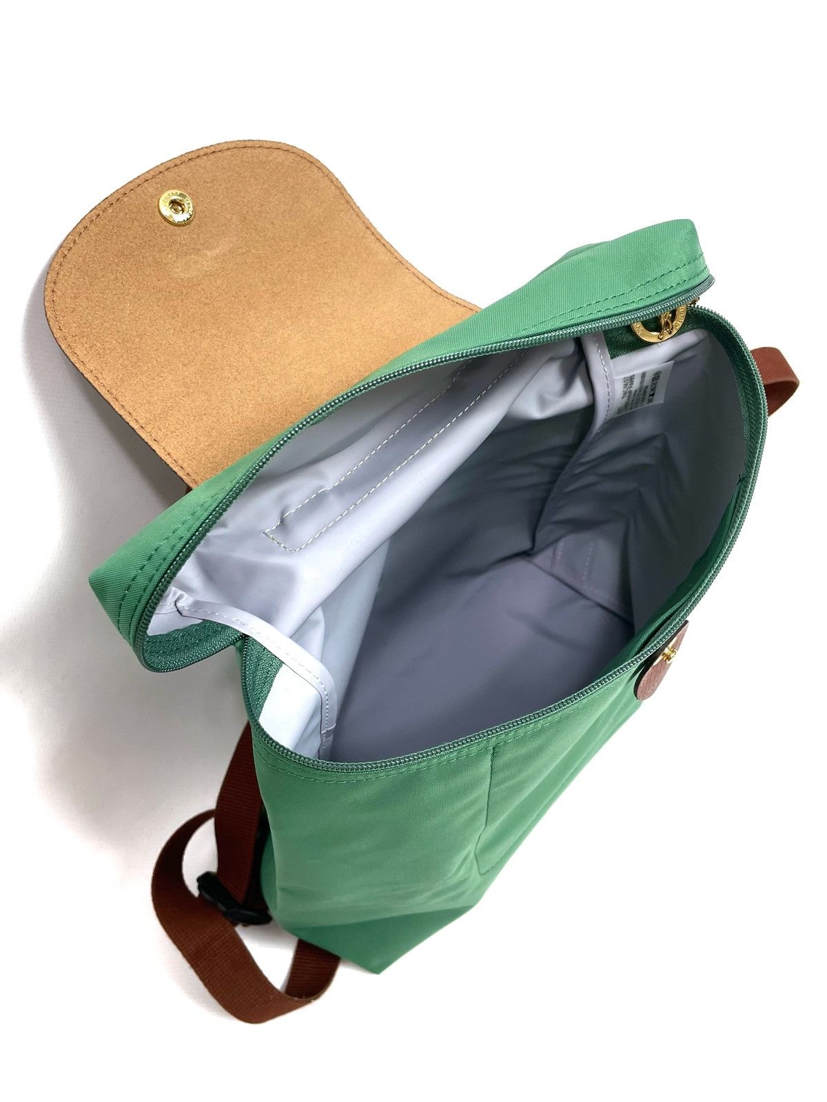Longchamp Longchamp Paris Le Pliage Green Backpack – Grass Green Size ONE SIZE - 9 Thumbnail