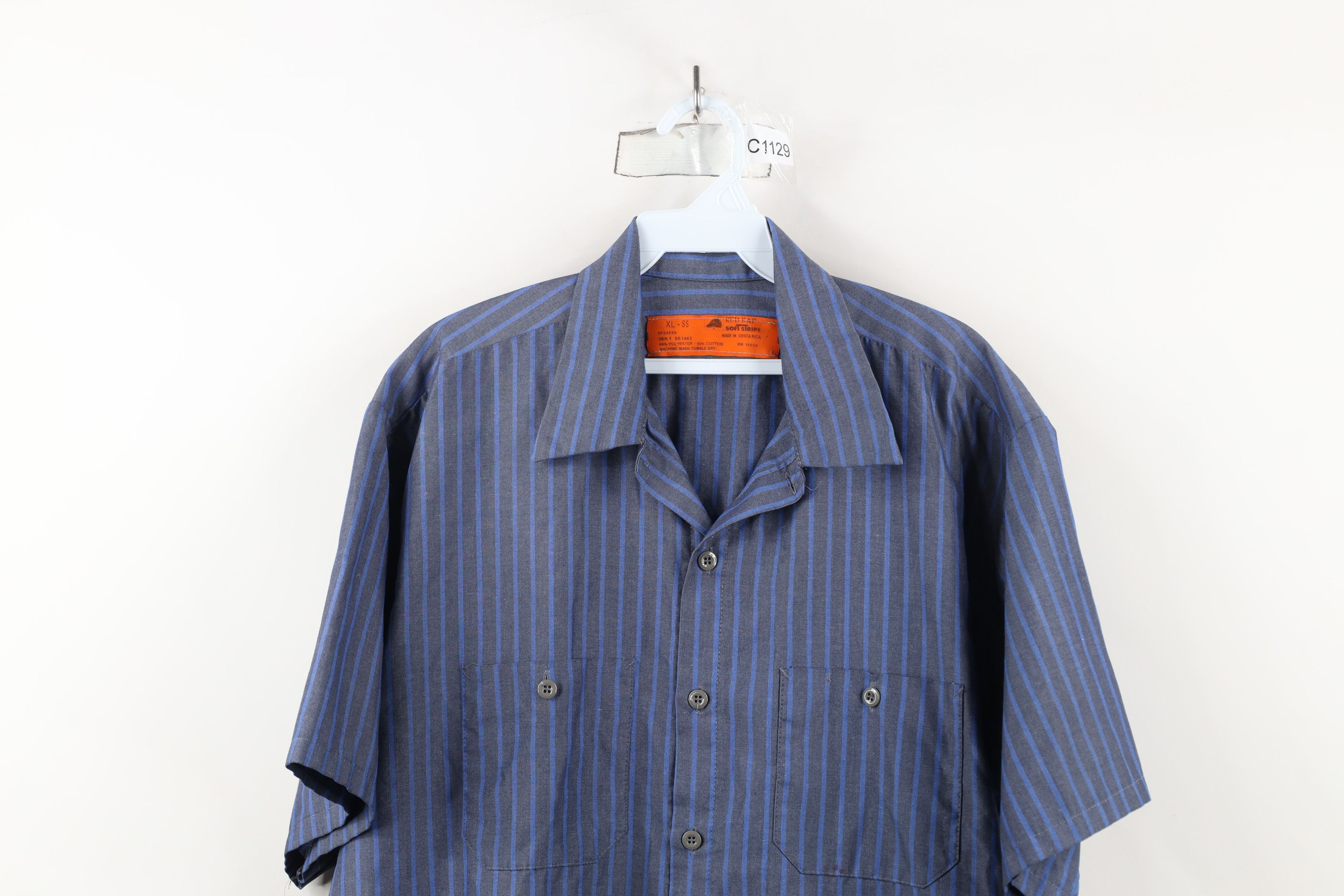 Vintage Vintage 90s Streetwear Workwear Mechanic Button Shirt Size US XL / EU 56 / 4 - 2 Thumbnail