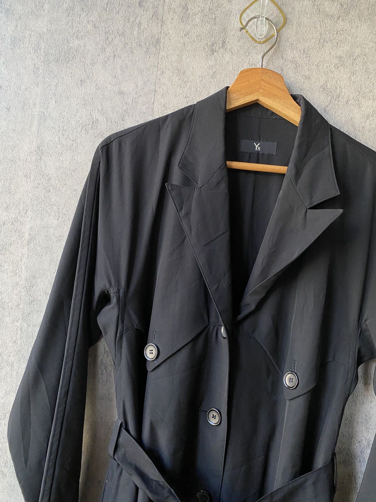 Japanese Brand × Y's × Yohji Yamamoto Vintage 90’s Y’s Yohji Yamamoto Coat Jacket Size M / US 6-8 / IT 42-44 - 7 Thumbnail