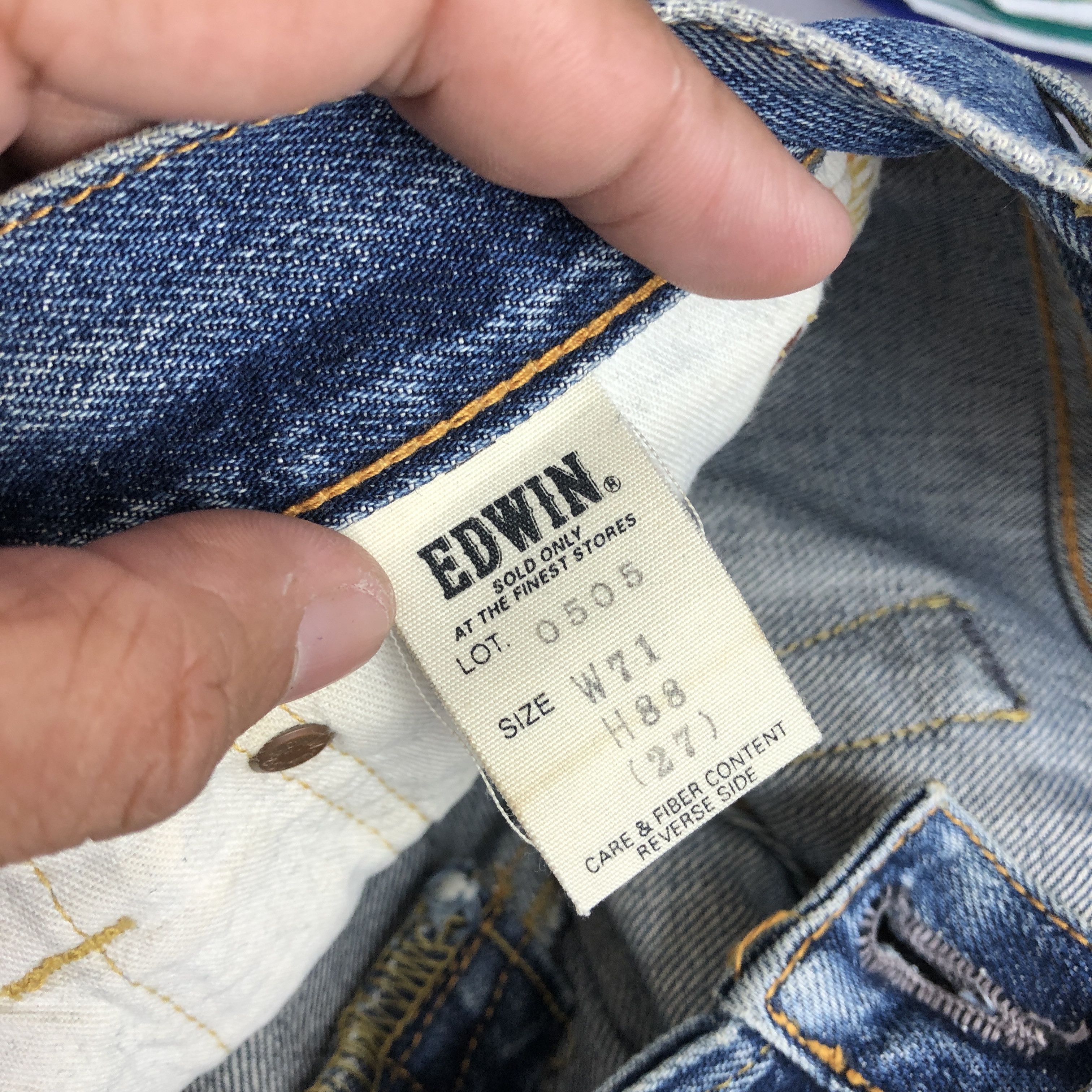 Japanese Brand Vintage Y2K Japanese Redline Jeans Stone Wash Faded Denim Size 26" / US 2 / IT 38 - 8 Thumbnail