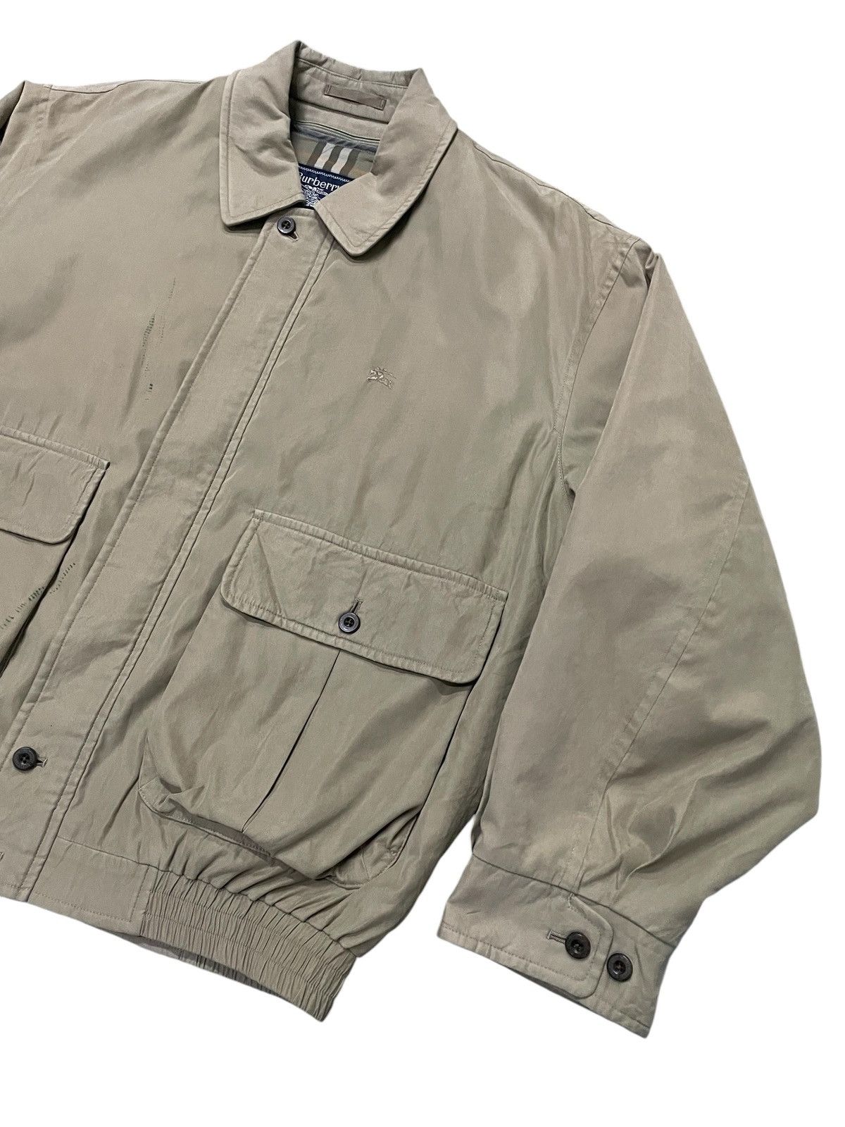 Burberry × Vintage Vintage Burberrys Nova Check Quilted Inside Blouson Jacket Size US L / EU 52-54 / 3 - 5 Thumbnail