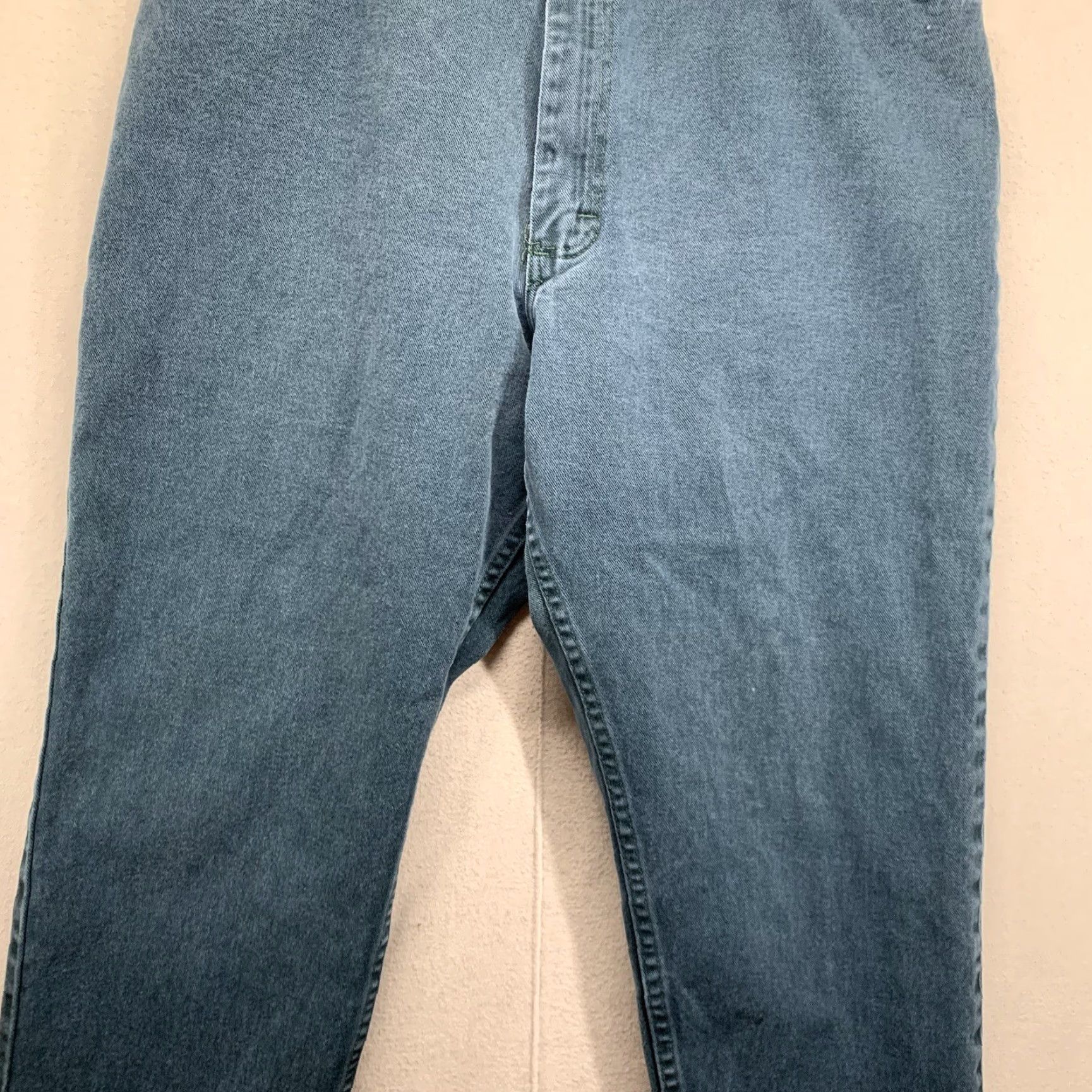 Wrangler VINTAGE Wrangler Jeans Denim 1980s Women's 32x26 USA Made Green High-Rise Mom Fit 5-Pocket Size 24" / US 00 / IT 34 - 4 Thumbnail