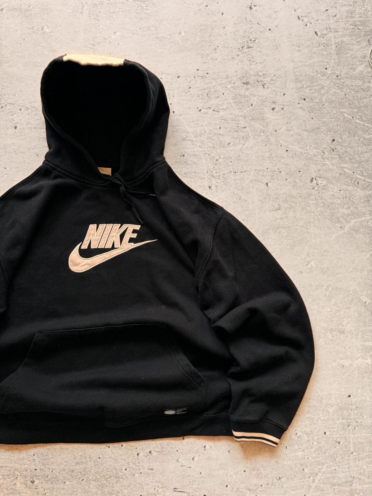 Nike × Vintage NIKE VINTAGE CENTER LOGO OVERSIZE BOXY HOODIE Size US XL / EU 56 / 4 - 3 Thumbnail