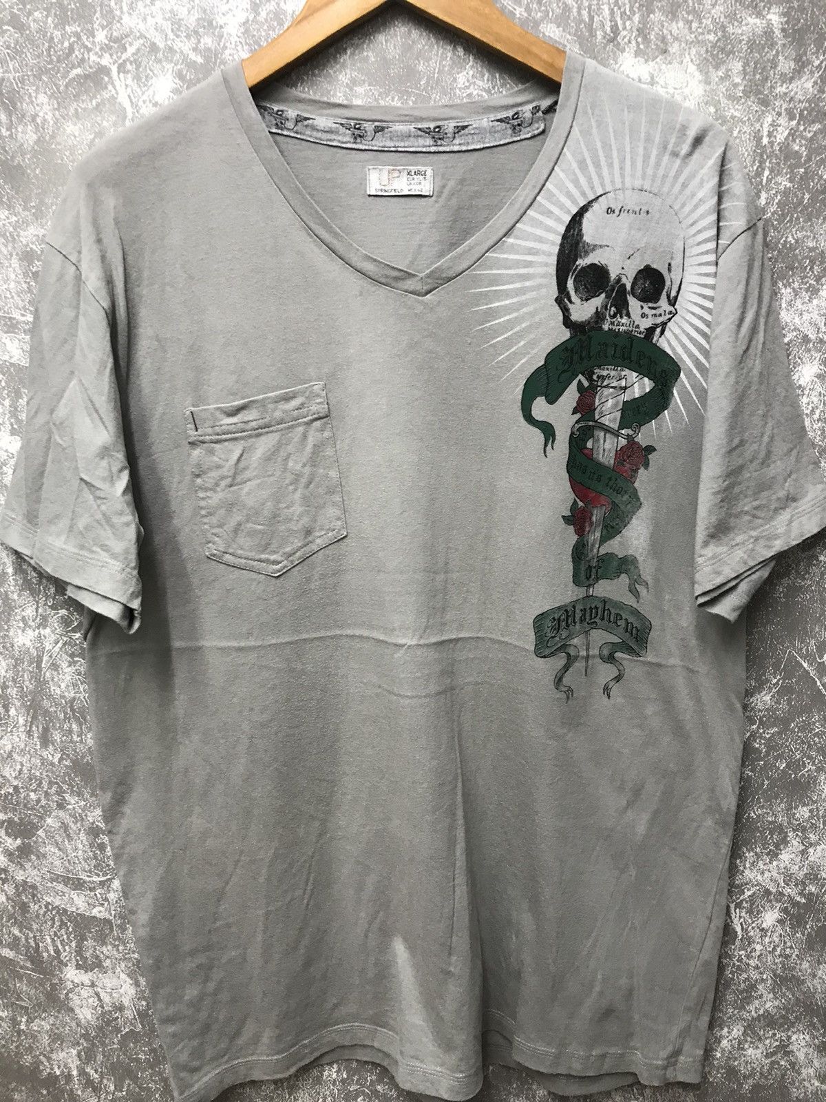 Affliction × Ed Hardy × Southpole Affliction Southpole Skull Y2K Graphic Tee Size US XL / EU 56 / 4 - 1 Thumbnail