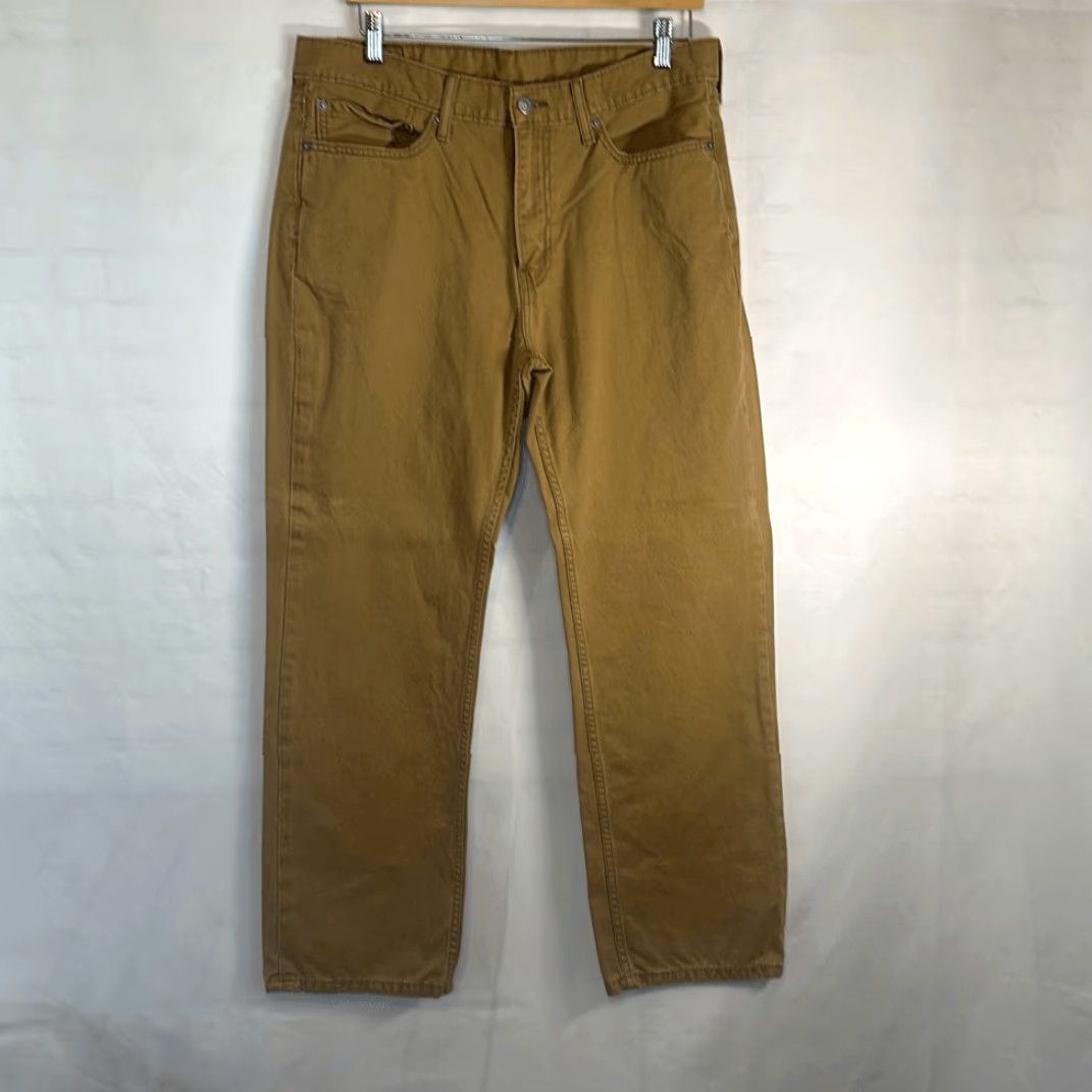 Levi's VINTAGE Levi’s 514 Mens Chino Pants Brown 36x30 Regular Inseam 30 White Tag Mens Size US 36 / EU 52 - 2 Thumbnail