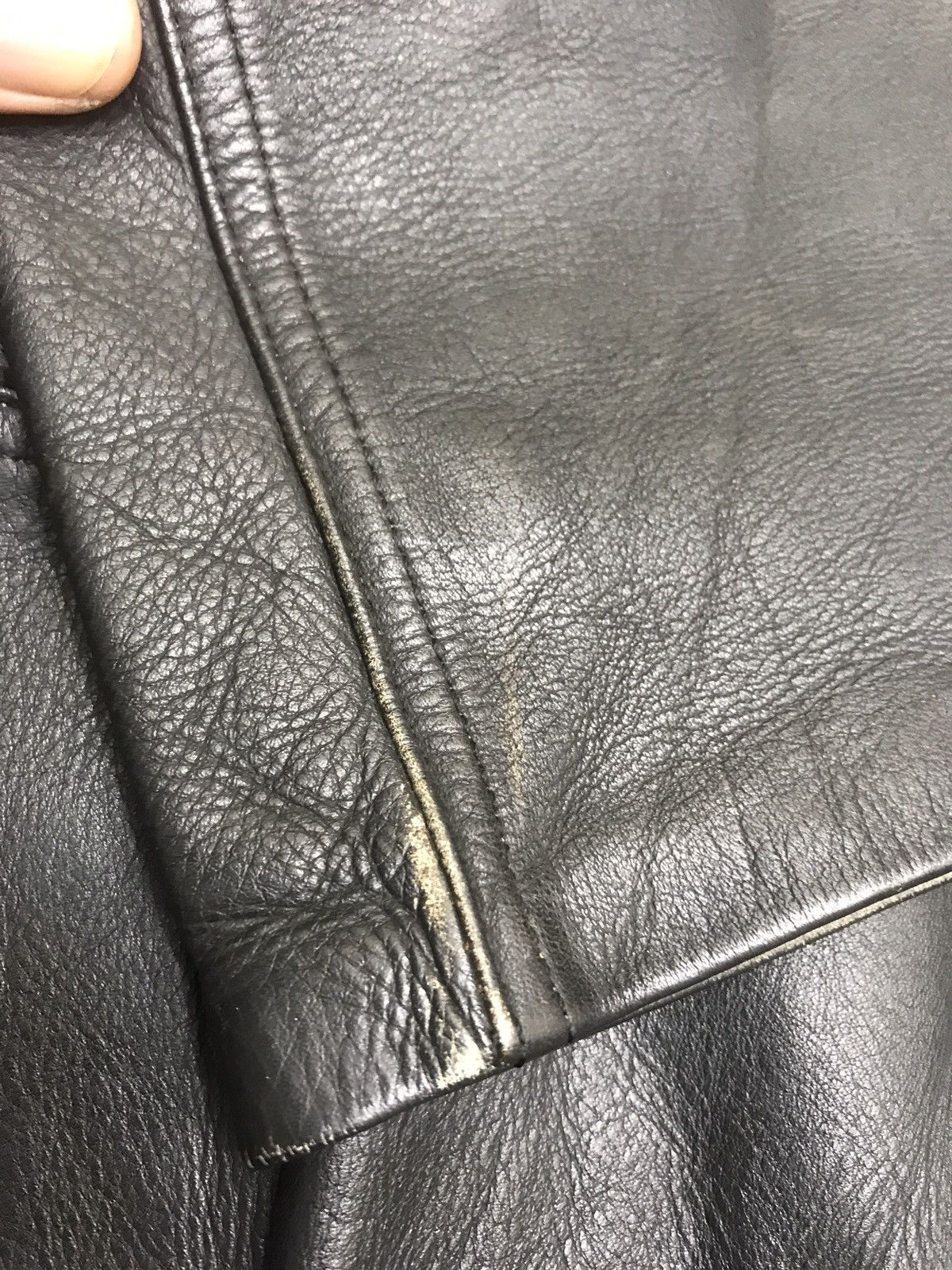 Genuine Leather 💥BIKER LEATHER PANT💥HUMAN BEING JAPAN LEATHER PANT F312 Size US 27 - 16 Thumbnail