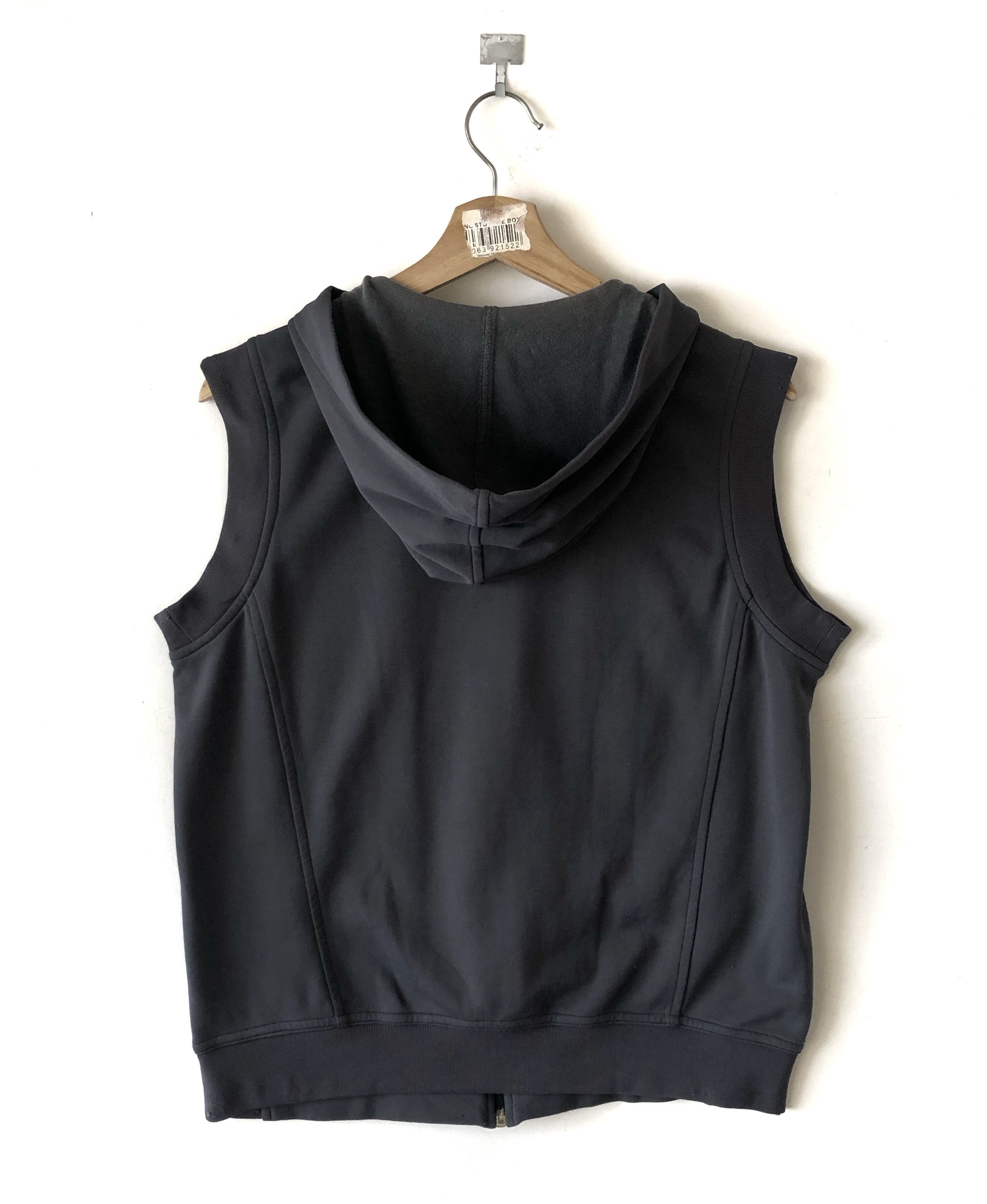 Dirk Bikkembergs RARE🔥DIRK BIKKEMBERGS SLEEVELESS ZIPPER HOODIE Size US M / EU 48-50 / 2 - 2 Thumbnail