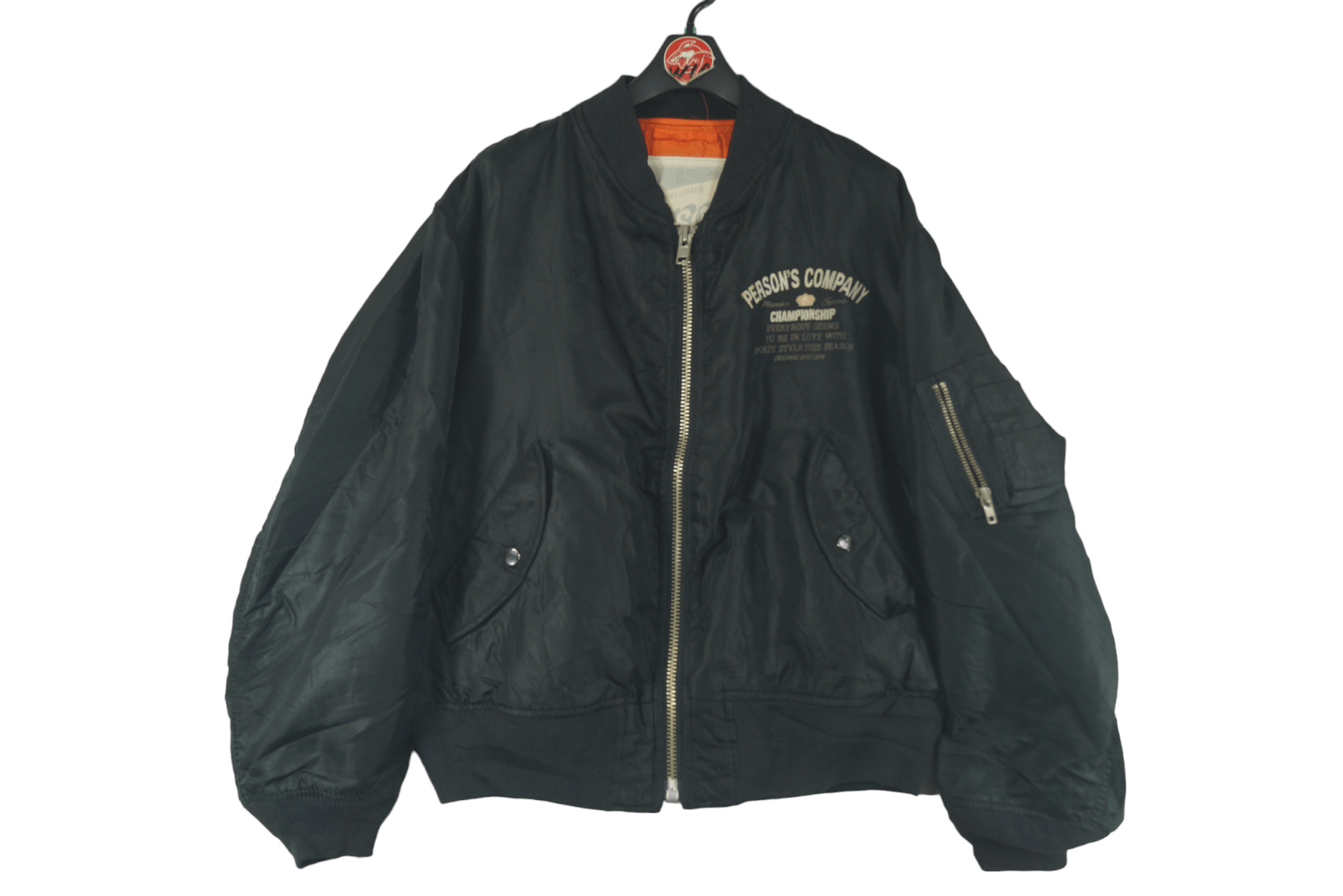 Vintage Person's Bombers Jacket Nice Design