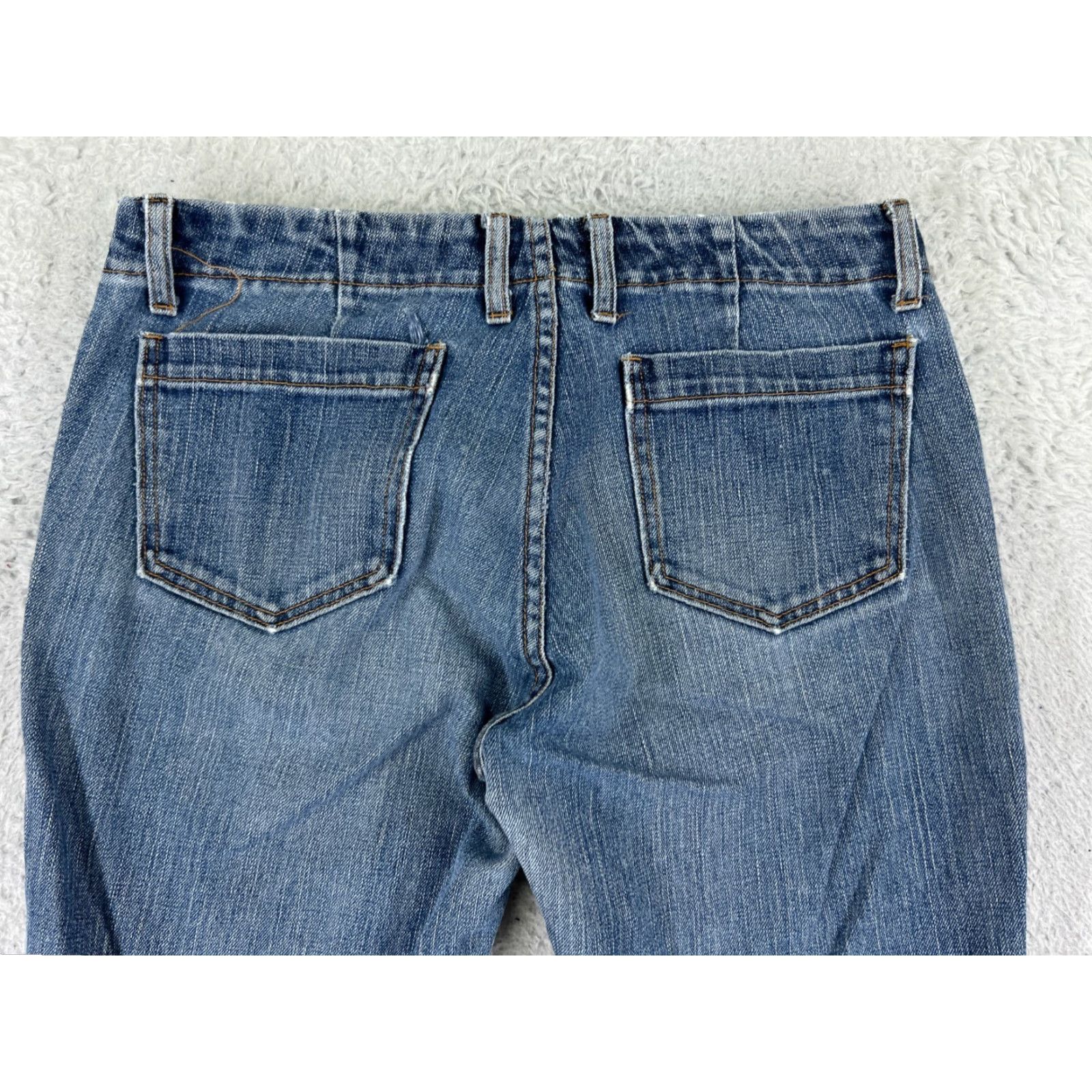 Gap Gap Jeans Women 8 Denim Bootcut Slit Hem Cotton Blend 30x30.5 Blue Womens Size 30" / US 8 / IT 44 - 3 Thumbnail