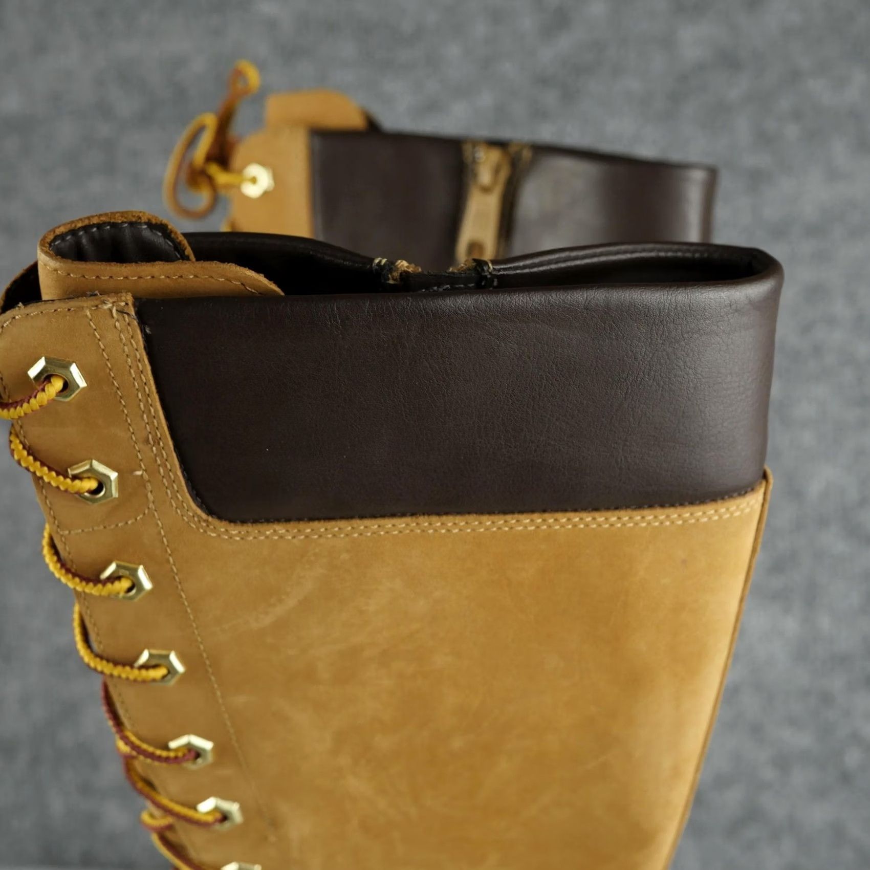 Timberland VINTAGE Timberland Boots Womens Size 7.5 Brown Knee High Lace Up 8633A Combat Outdoor Waterproof Nubuck Size US 8 / IT 38 - 6 Thumbnail