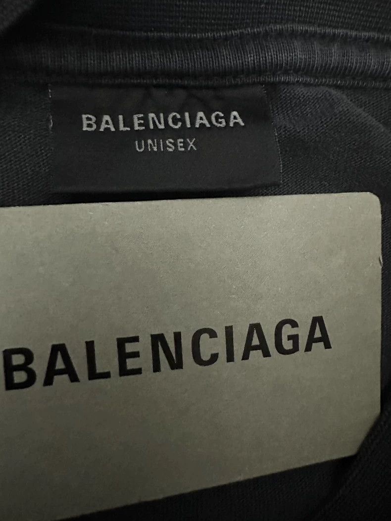 Balenciaga Balenciaga 24 Fw Souvenir Collection Belleville Wash T-Shir Size US L / EU 52-54 / 3 - 4 Thumbnail