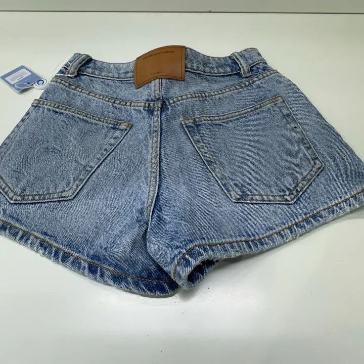 Alexander Wang Alexander Wang High-Waisted Denim Shorts in Blue - Size 24" / US 00 / IT 34 - 8 Thumbnail