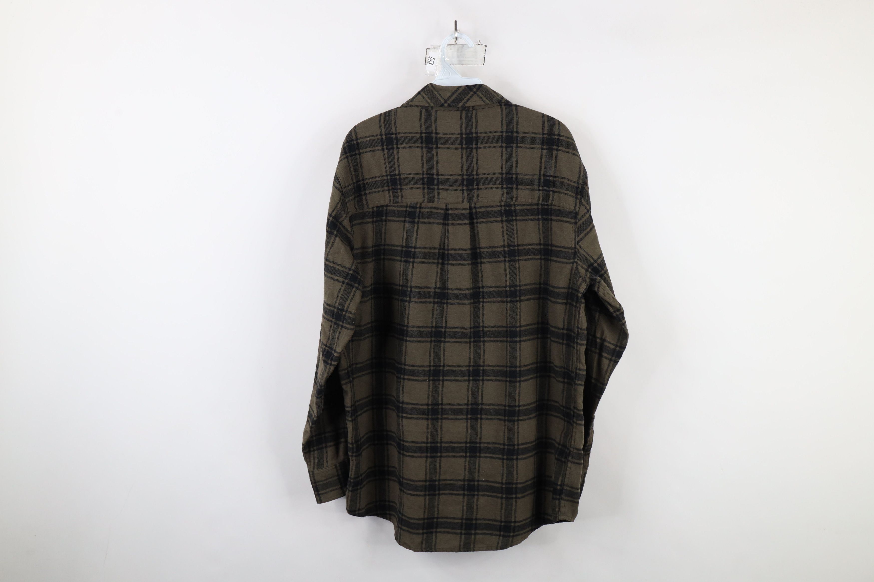 Vintage Vintage 90s Streetwear Flannel Collared Button Shirt Plaid Size US M / EU 48-50 / 2 - 8 Thumbnail