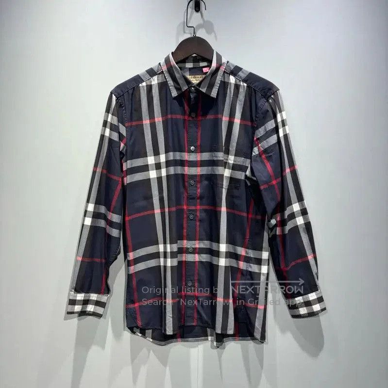 Burberry Burberry Men's Blue Cotton Shirt. Size US M / EU 48-50 / 2 - 1 Thumbnail