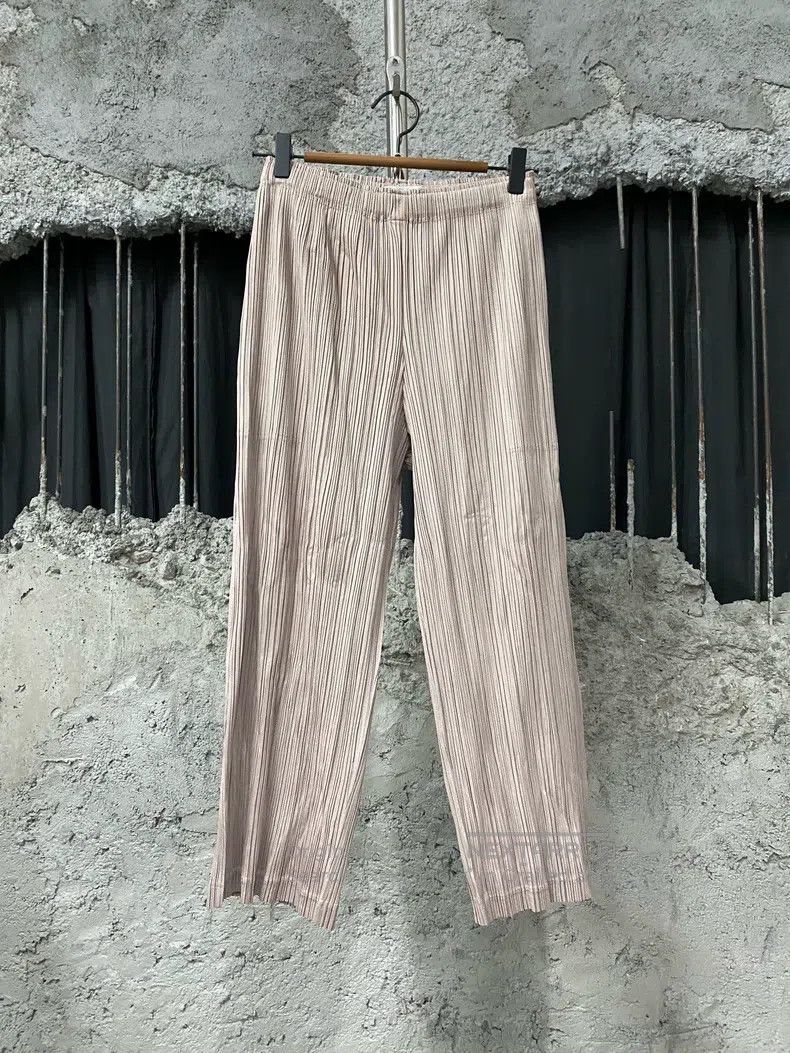 Issey Miyake Issey Miyake Beige Trousers Size 25" / US 0 / IT 36 - 1 Thumbnail