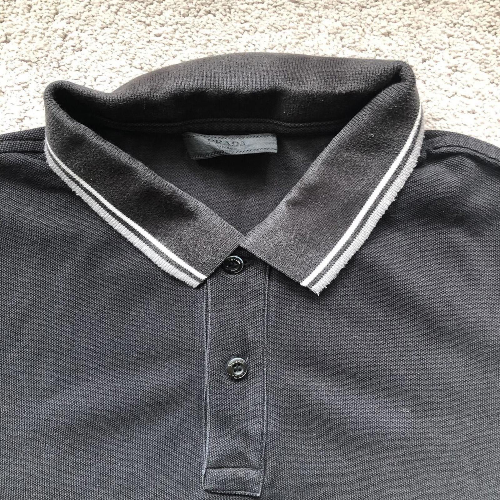 Prada Prada Black Tab Polo Shirt Size US XL / EU 56 / 4 - 2 Thumbnail