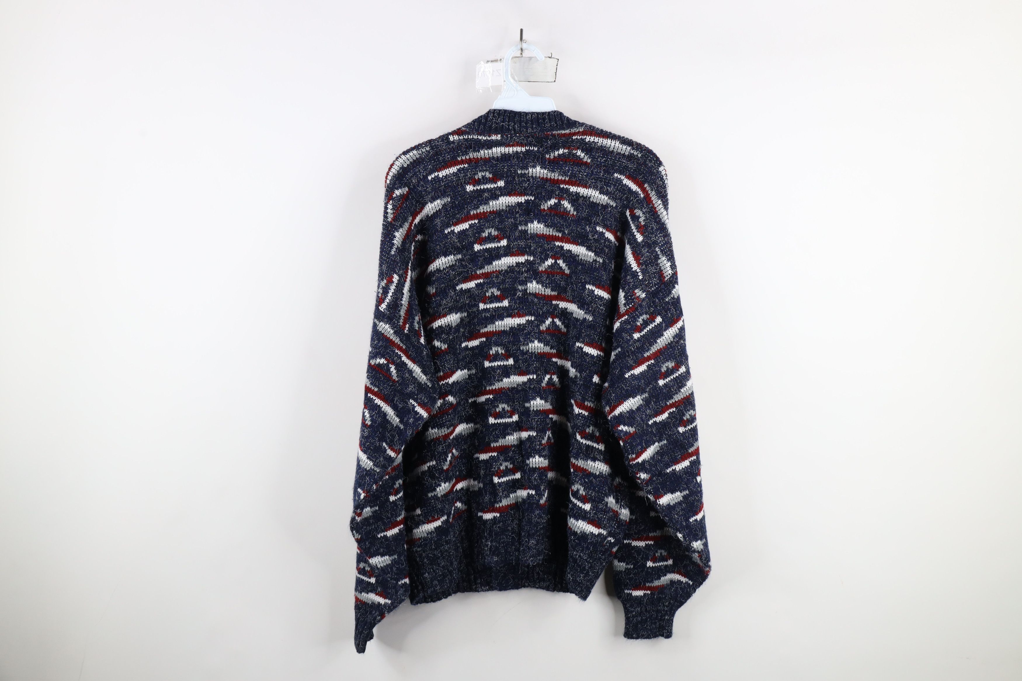 Vintage Vintage 90s Streetwear Knit Button Cardigan Sweater USA Size US L / EU 52-54 / 3 - 10 Thumbnail