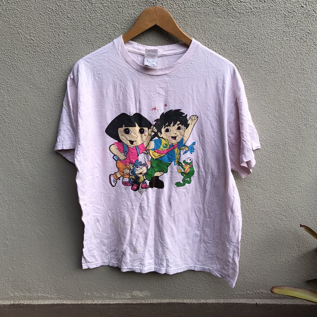Vintage Vintage DORA THE EXPLORER tee cartoons nostalgic Size US L / EU 52-54 / 3 - 1 Thumbnail