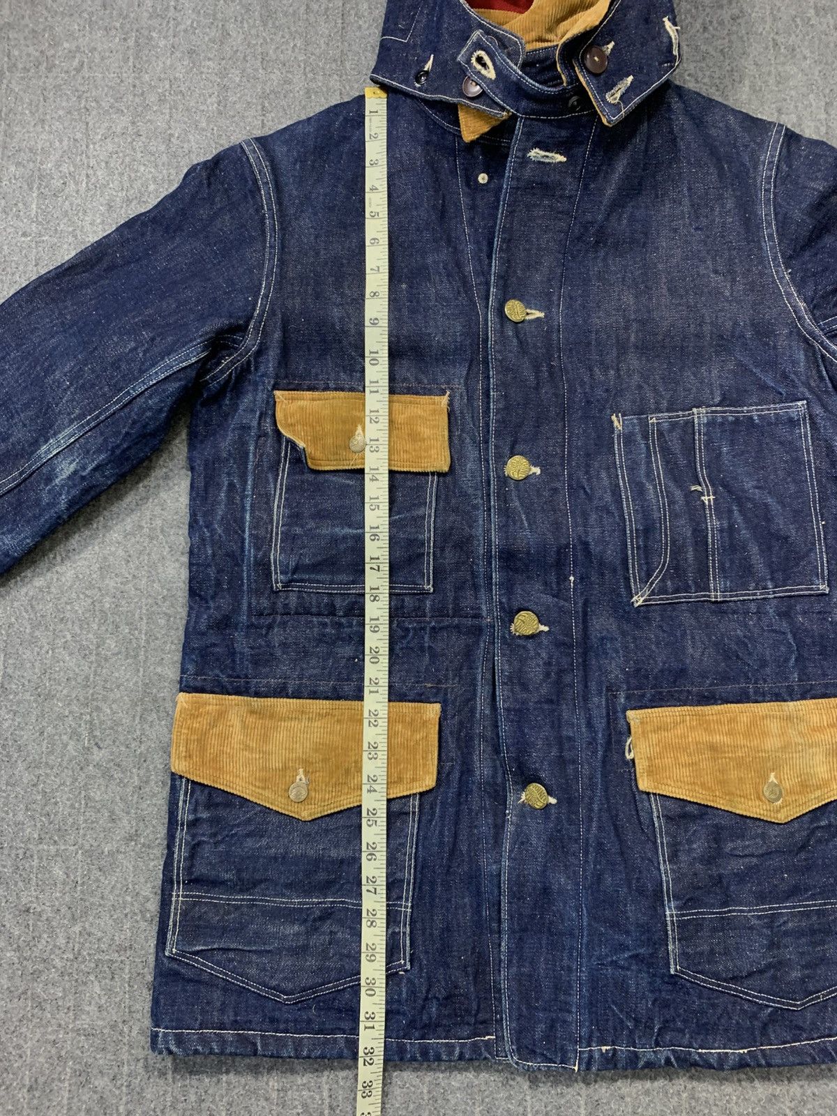 The Real McCoy's Vintage Double Diamond Workers Heavy Denim Padded Detroit Size US M / EU 48-50 / 2 - 10 Thumbnail