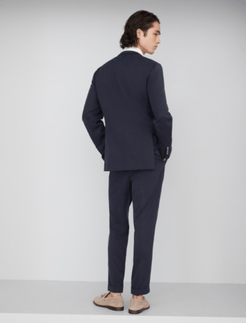 Brunello Cucinelli Suit in Dark Blue Size US S / EU 44-46 / 1 - 2 Thumbnail