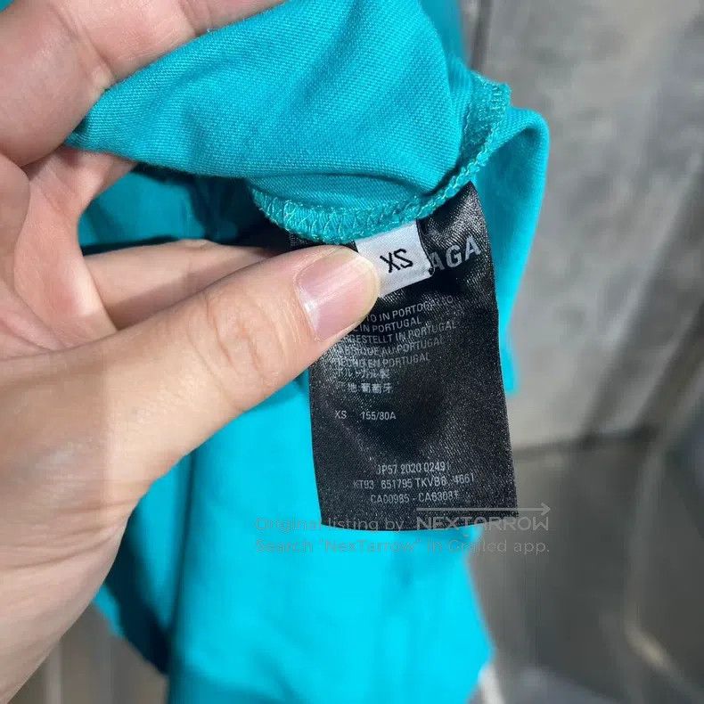 Balenciaga Balenciaga Lake green wormhole logo short sleeve Size US XS / EU 42 / 0 - 4 Thumbnail