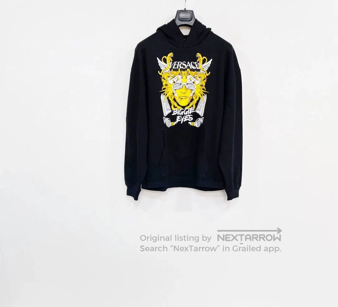 Versace versace oversized hooded sweatshirt black. Size US S / EU 44-46 / 1 - 1 Thumbnail