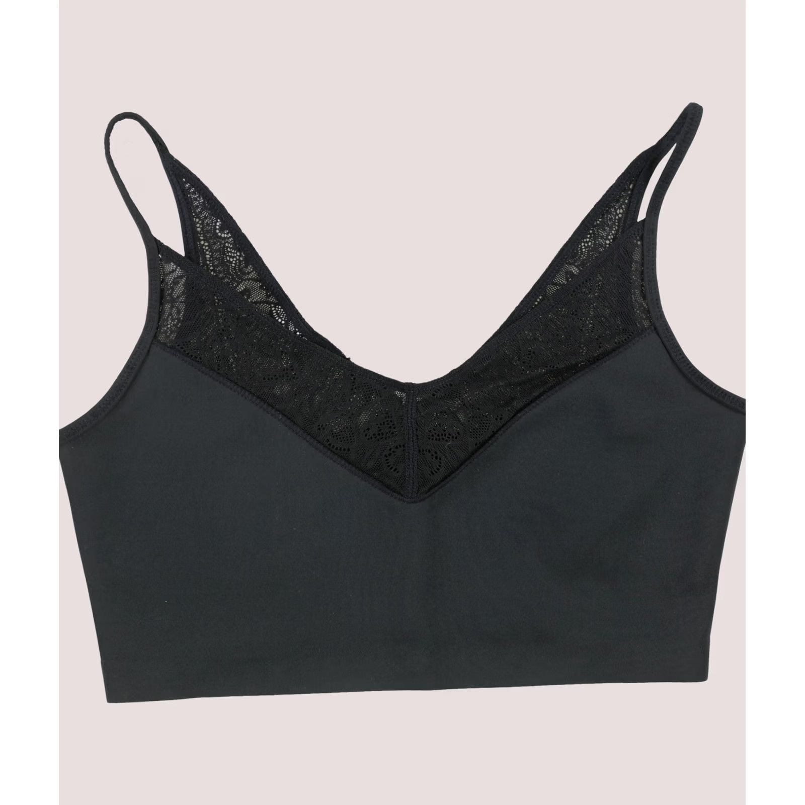 KIKI DE MONTPARNASSE KIKI DE MONTPARNASSE Womens Lace Sports Bra Black S Size S / US 4 / IT 40 - 1 Thumbnail