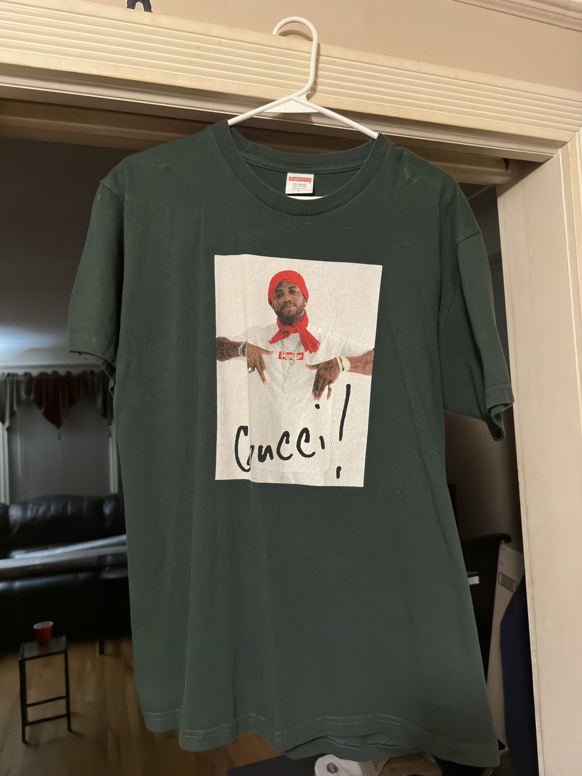 Supreme Gucci Mane Tee Black Men's - FW16 - US