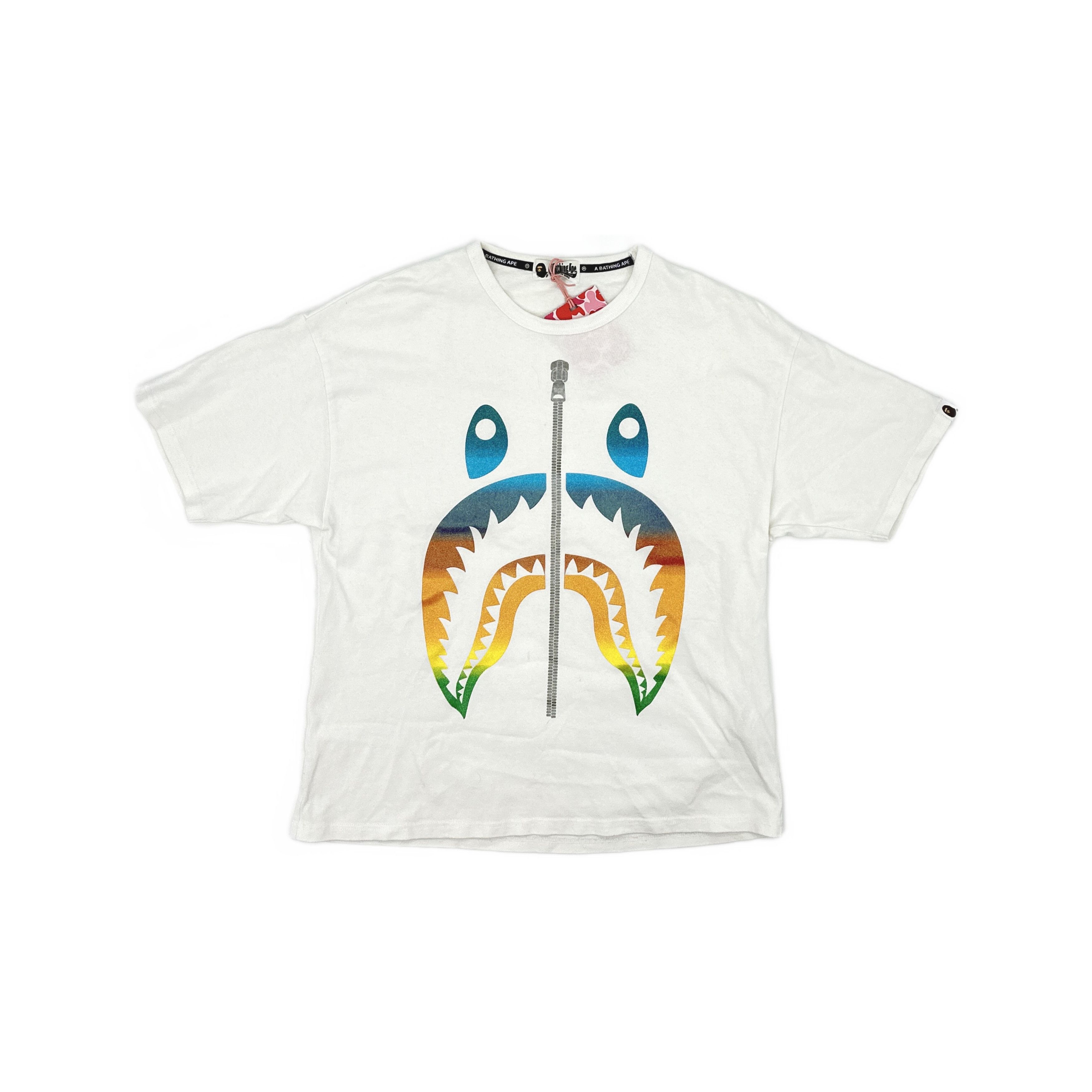 Bape A Bathing Ape Shark Glitter T-Shirt Size F Size ONE SIZE - 1 Thumbnail