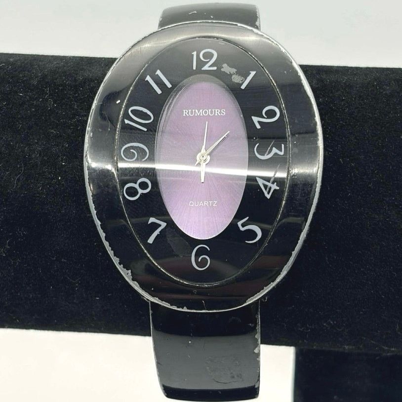 Other Vintage Black & Purple Oval Rumours Cuff Watch Size ONE SIZE - 2 Thumbnail