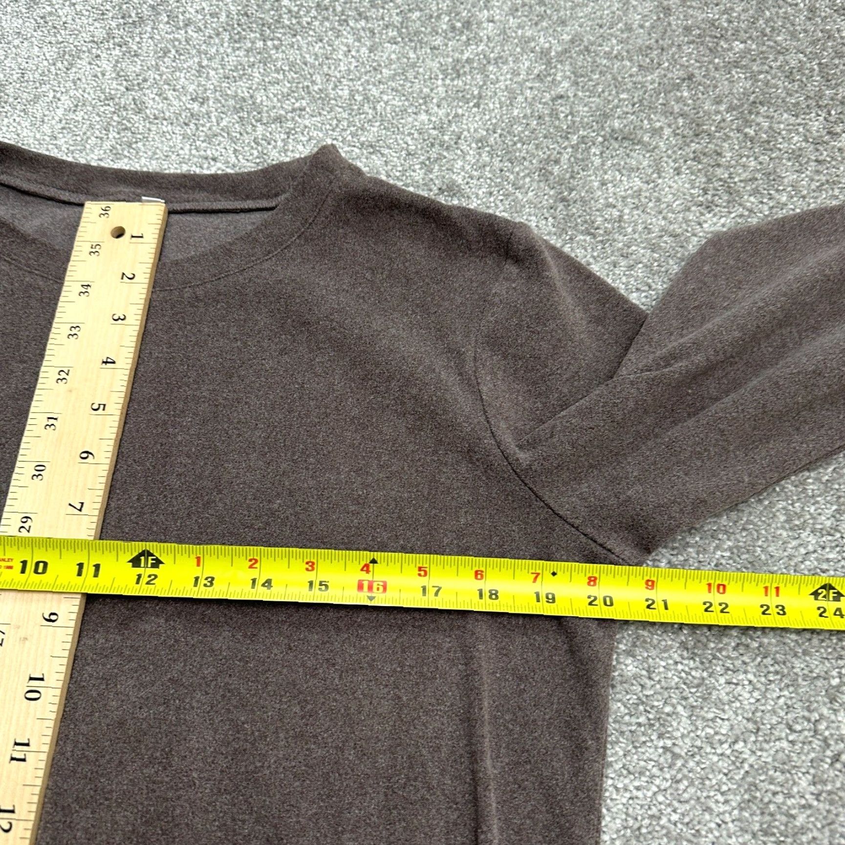Vintage Unbranded Soft Fleece Sweatshirt Womens Medium Round Neck Stretch Round Hem Top Size M / US 6-8 / IT 42-44 - 7 Thumbnail