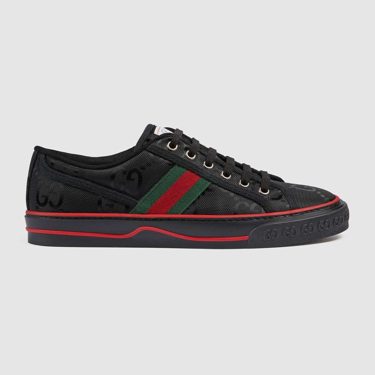 Gucci o1s1wg110425 Women's Gucci Off The Grid Sneakers in Black Size US 5 / IT 35 - 1 Thumbnail
