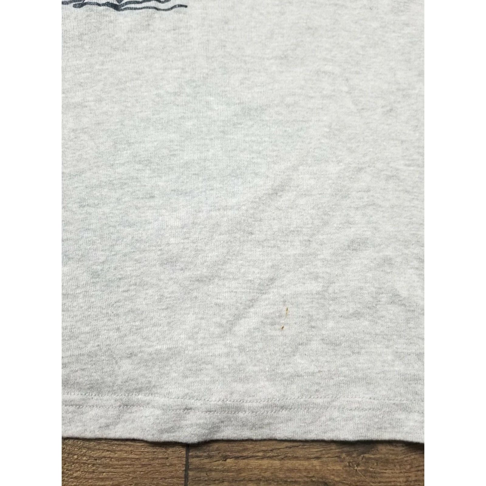 Peanuts VINTAGE Peanuts Snoopy T-Shirt Women Plus Size 26 Gray Retro Graphic Tee Size 4XL / US 24-26 - 3 Thumbnail