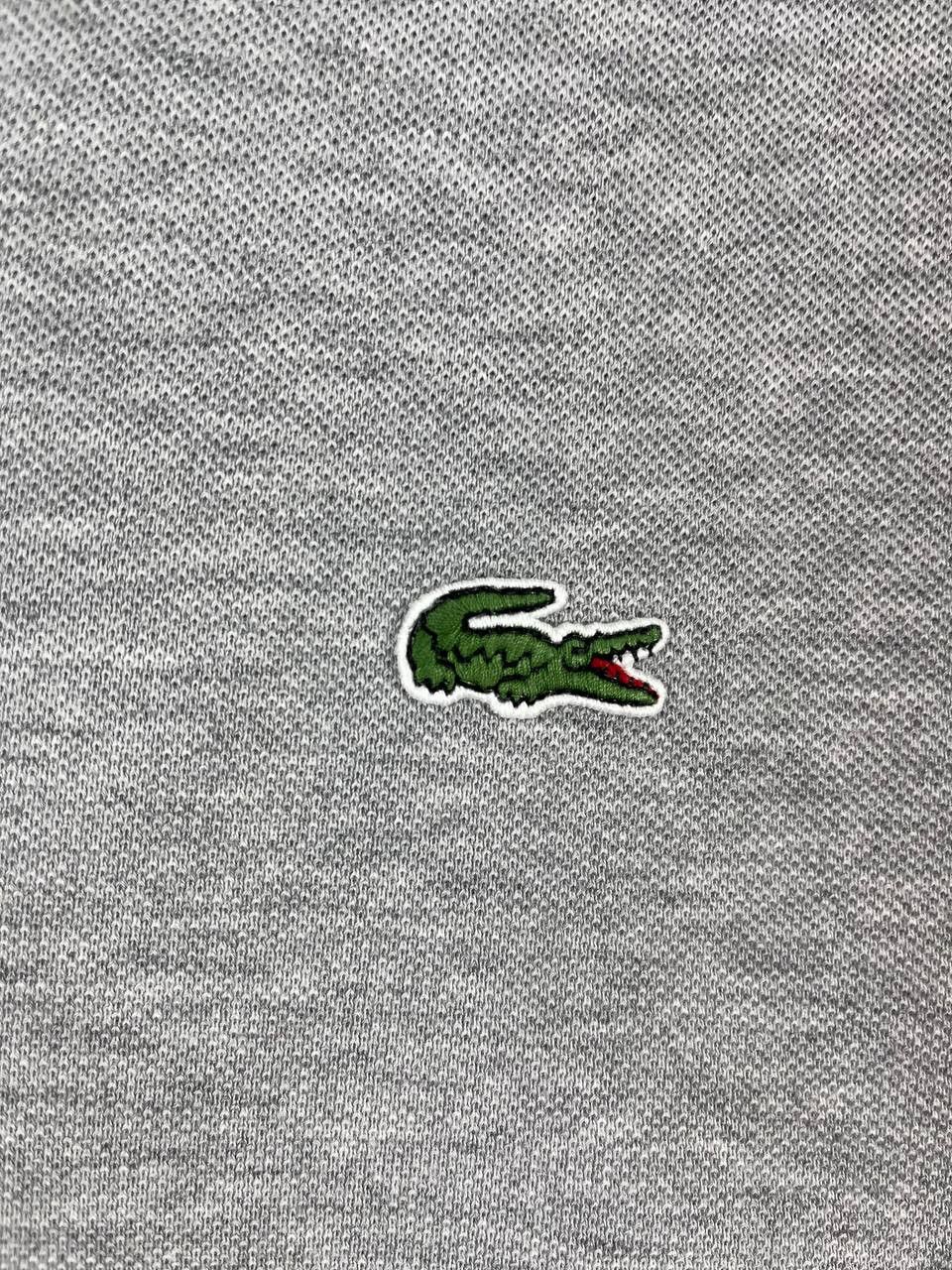 Lacoste Lacoste Long Sleeve Polo Shirt Grey Classic Fit Size XL Size US XL / EU 56 / 4 - 2 Thumbnail
