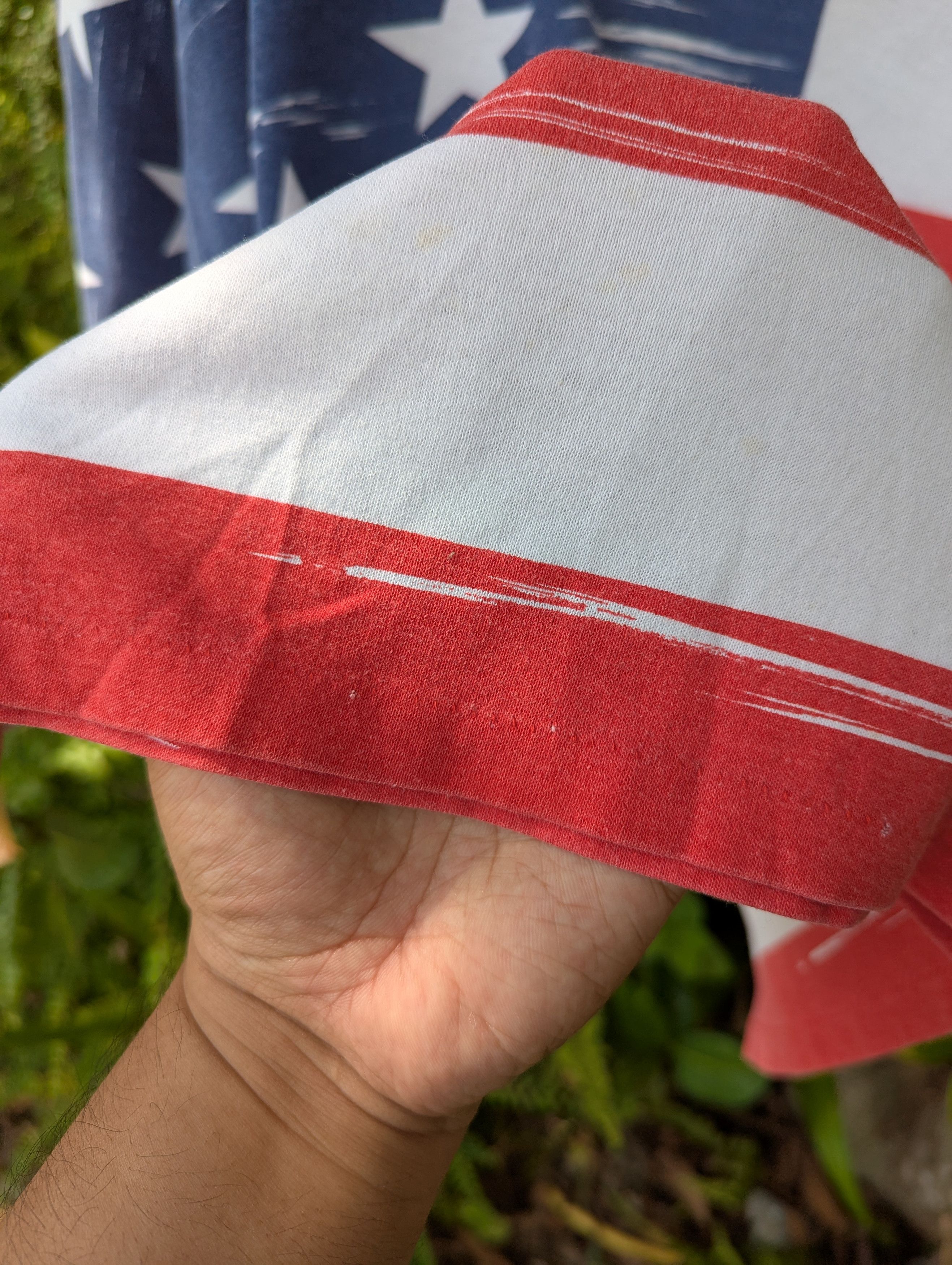 USA Olympics Vintage 90s USA America Flag Crop tops Shirt Size XL / US 12-14 / IT 48-50 - 6 Thumbnail