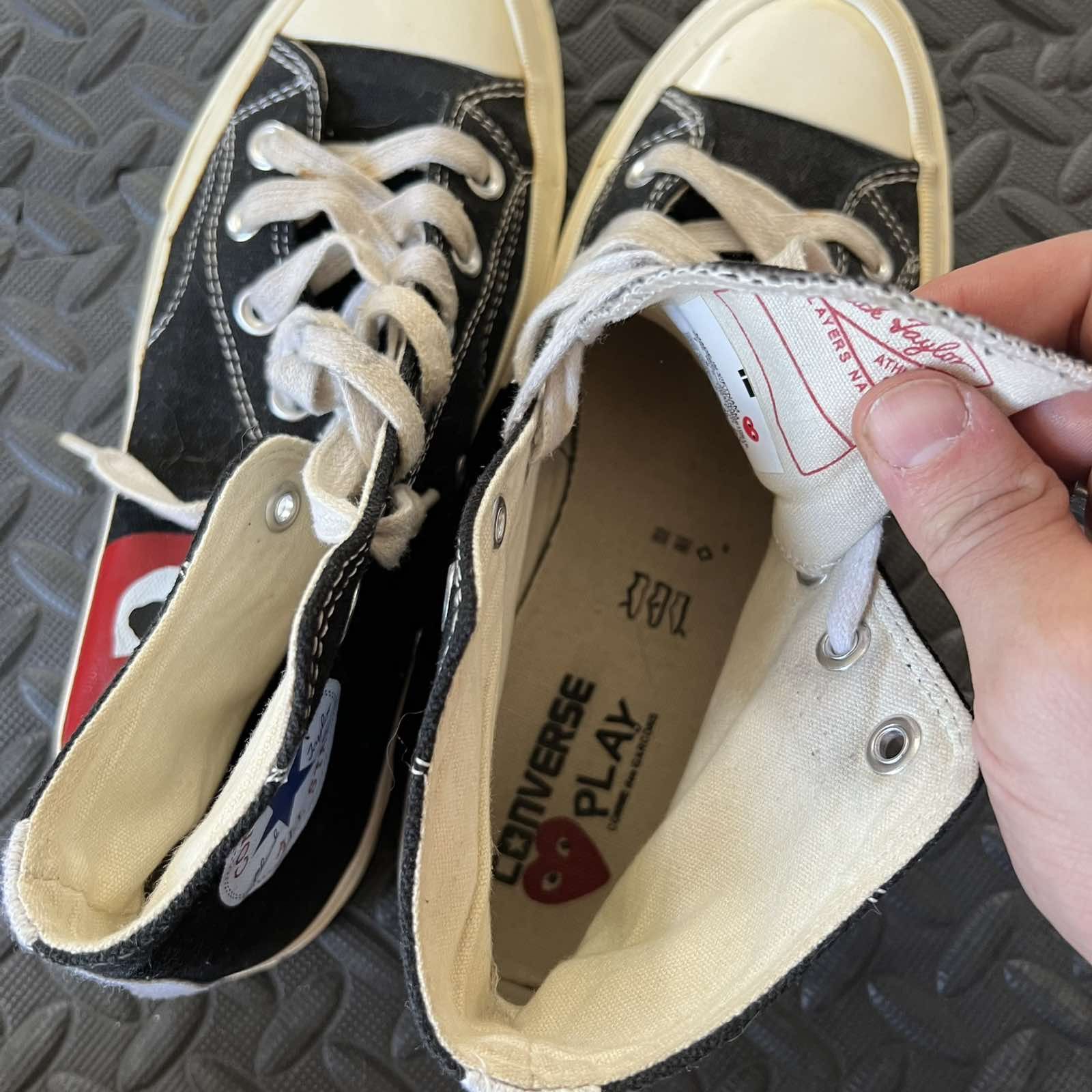 Comme des Garcons Comme des garcons cdg play converse chuck Taylor Size US 7 / EU 40 - 7 Thumbnail